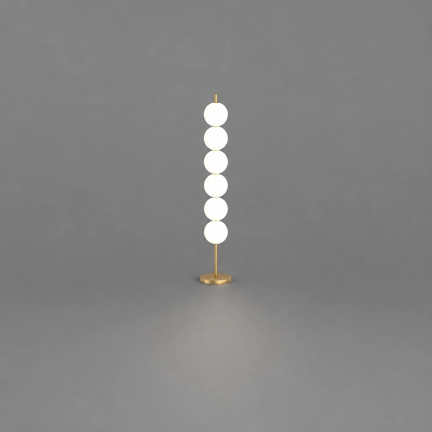Valentina Modern Candy Acrylic/etal Floor Lamp, Brass - Lumpaz