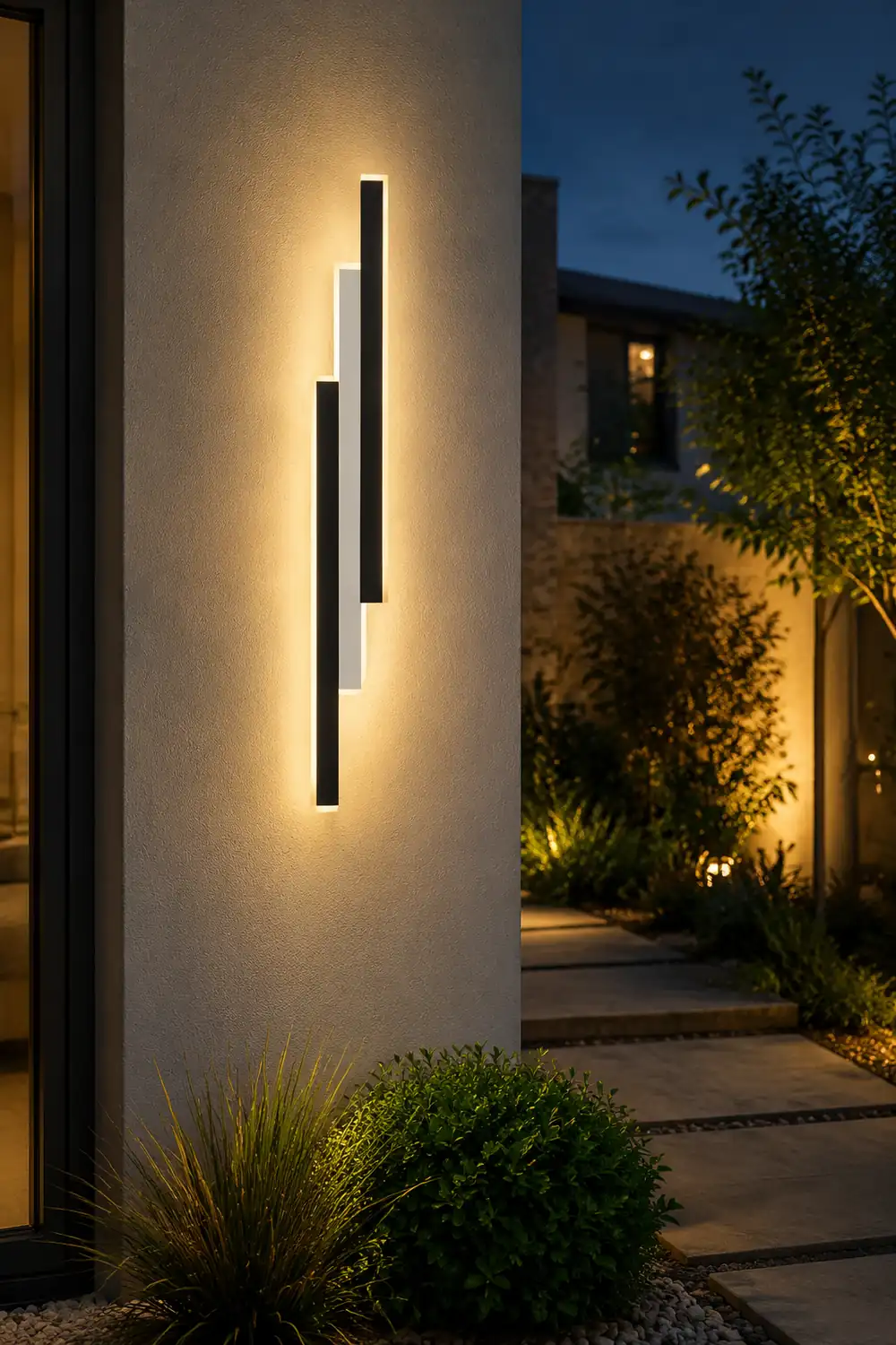 Long Strip LED Modern Outdoor Wall Sconce Lighting - Lumpaz