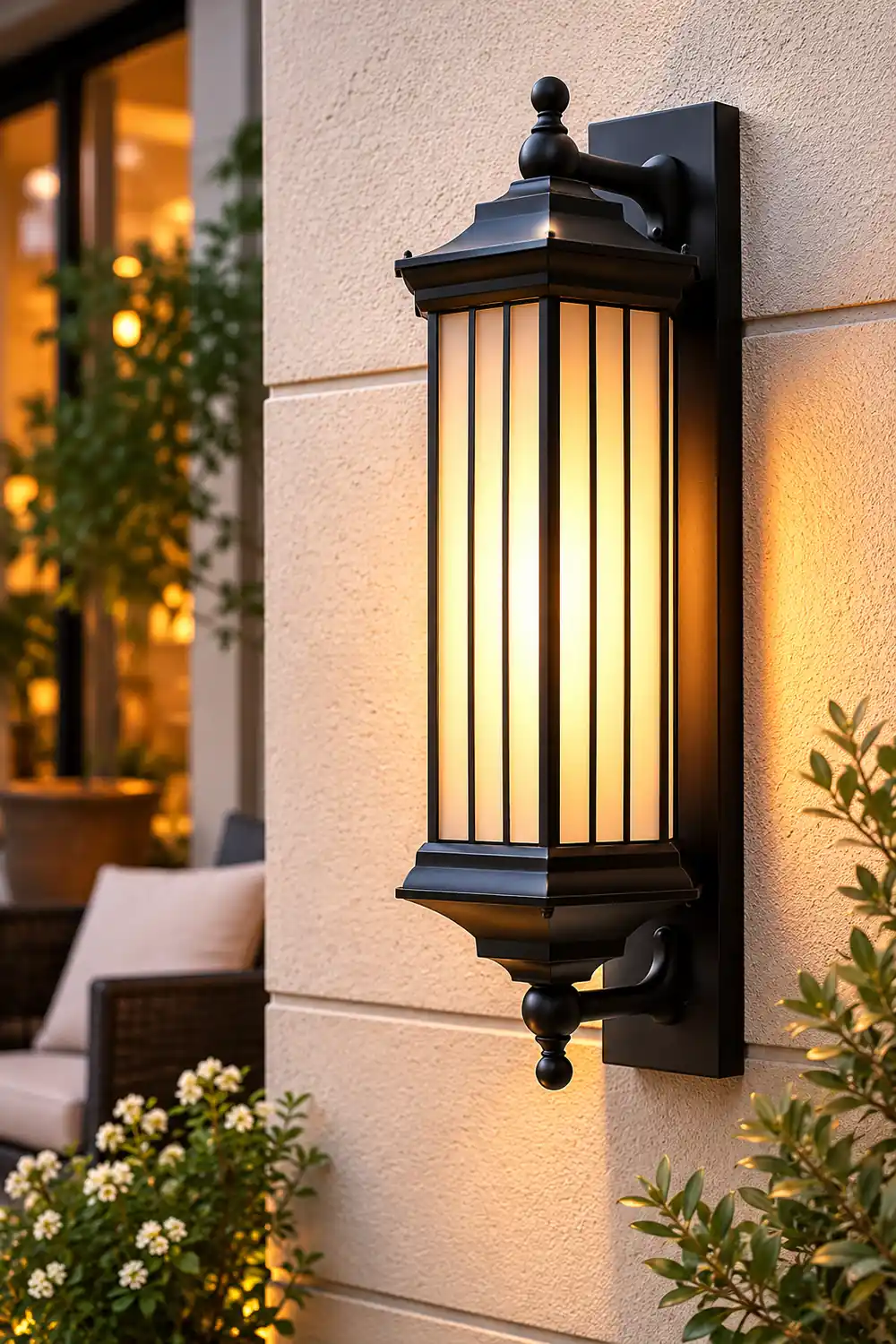 Retro Creative Outdoor Waterproof Black Modern Exterior Wall Lights - Lumpaz