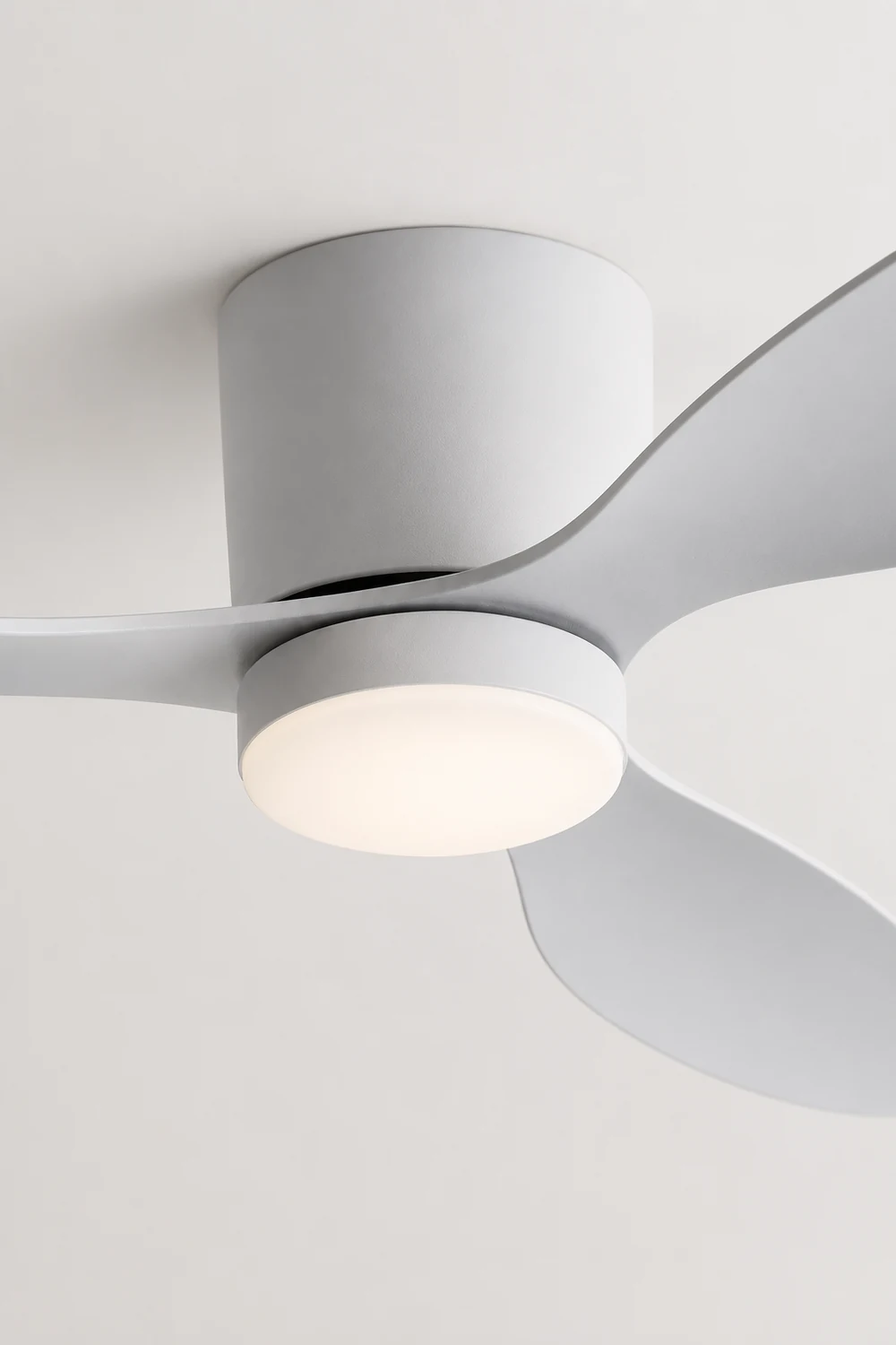 Walters 3-Blade Ceiling Fan with Light, 2 Color, DIA 45.2'' - Lumpaz