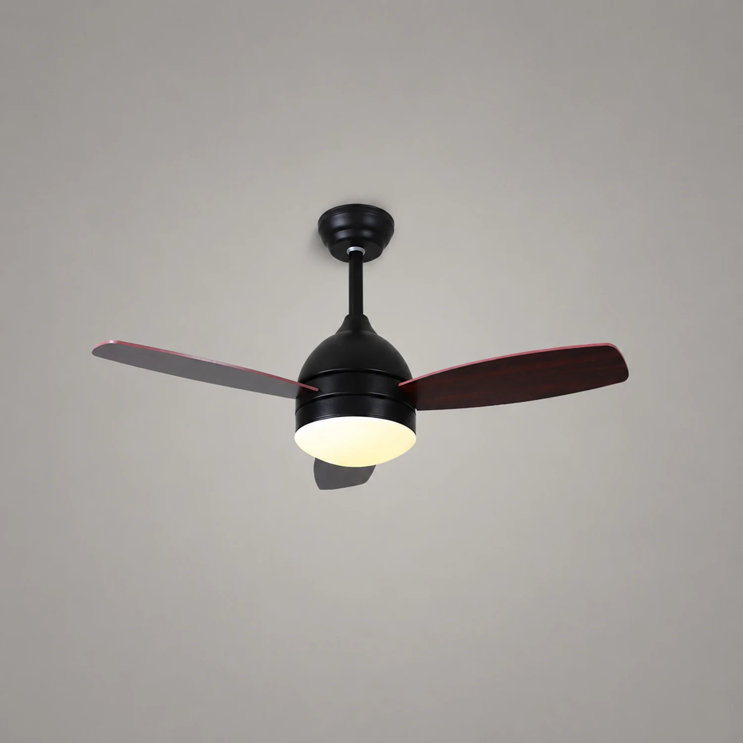 Haydn 3-Blade DC Modern Ceiling Fan with Light, Summer, 41'' - Lumpaz
