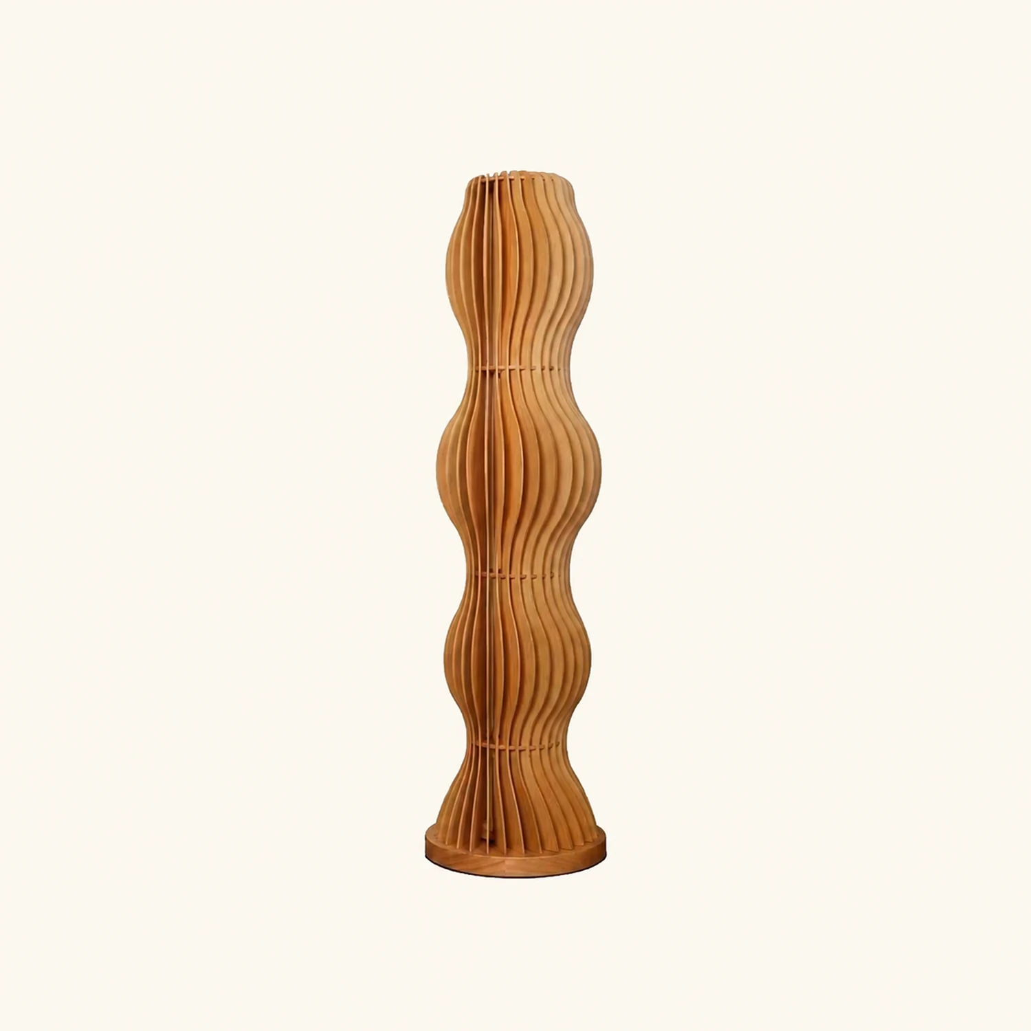 Ozawa Floor Lamp Unique Modern, Wooden Creative - Lumpaz
