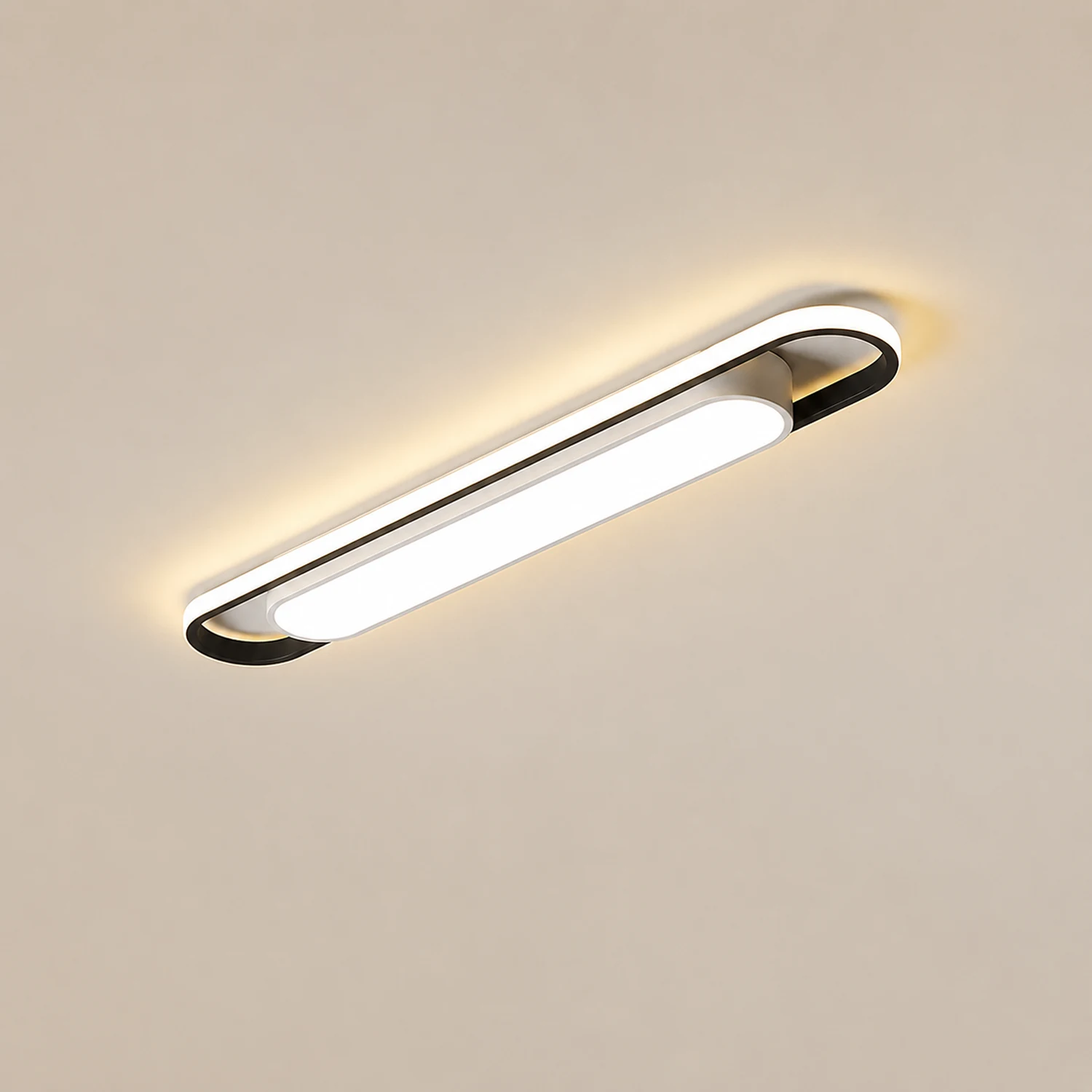 Quinn Modern Dou-Layer Flush Mount LED Ceiling Light - Lumpaz
