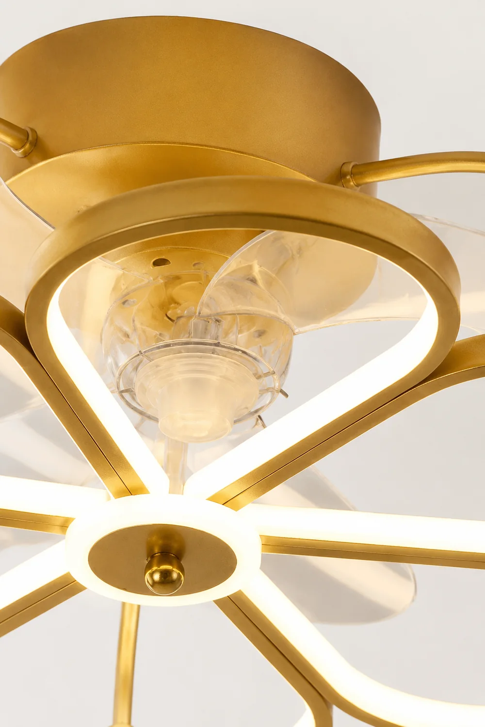 Hana Ceiling Fan with Light, 3 Style, 20" - Lumpaz
