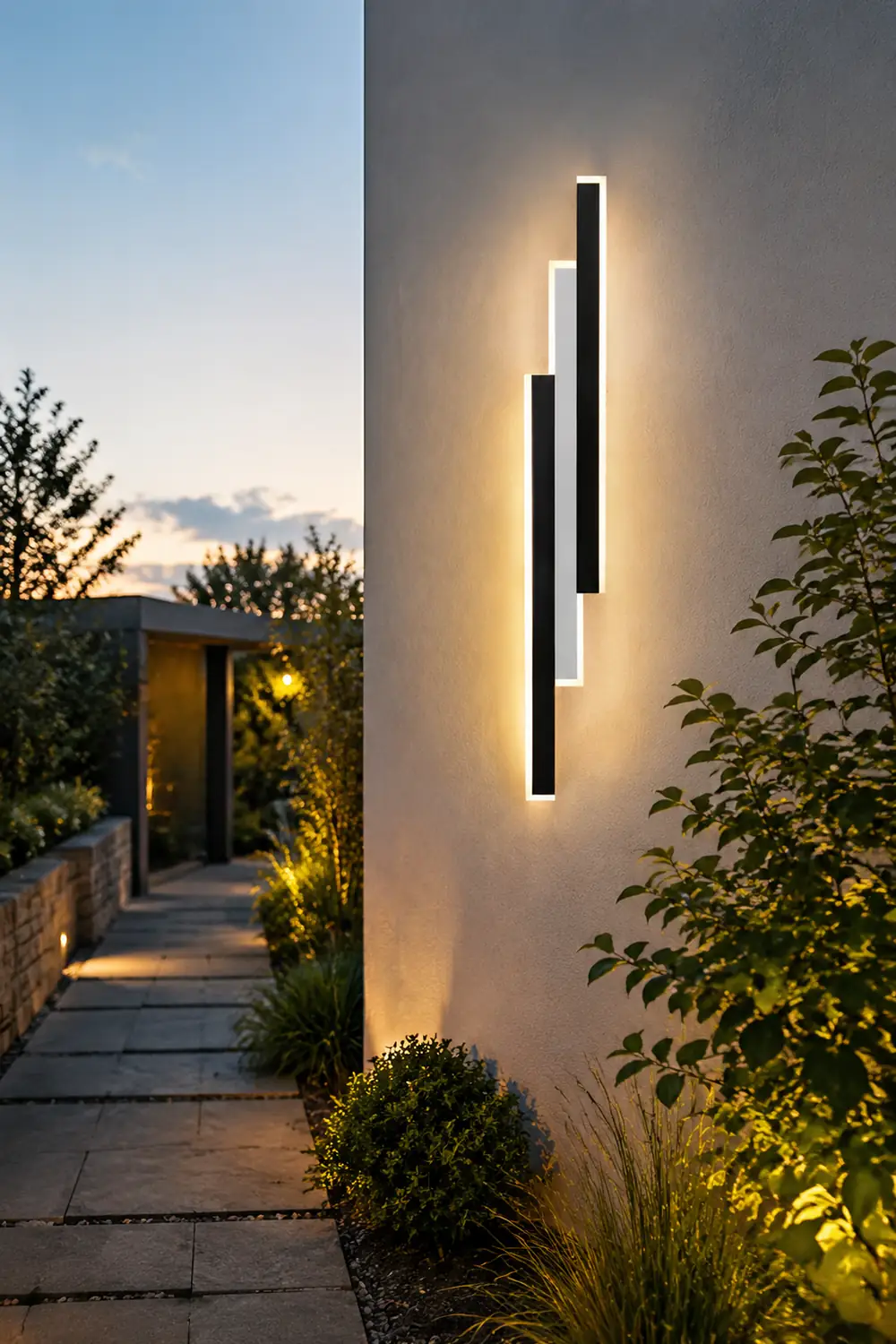 Long Strip LED Modern Outdoor Wall Sconce Lighting - Lumpaz