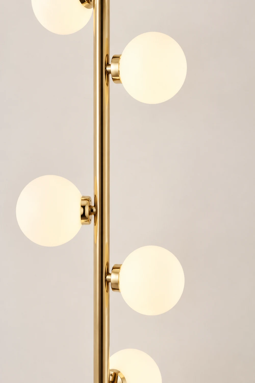 Valentina Globe Glass Slim Floor Lamp, Living Room - Lumpaz