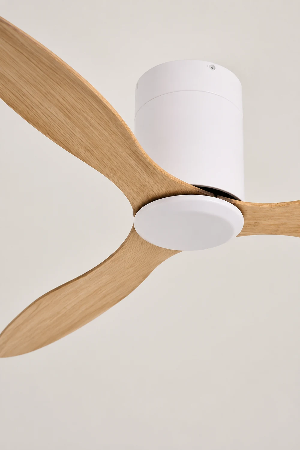 Walters Minimalist 3-Blade DC Ceiling Fan, White & Black, 51'' - Lumpaz