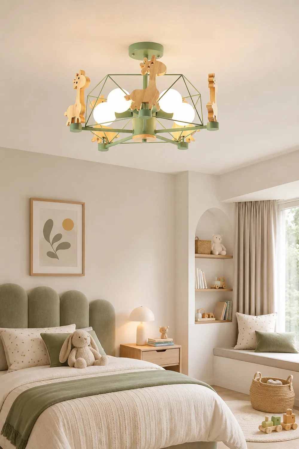 Minori Giraffes LED Flush Mount Ceiling Light - Lumpaz