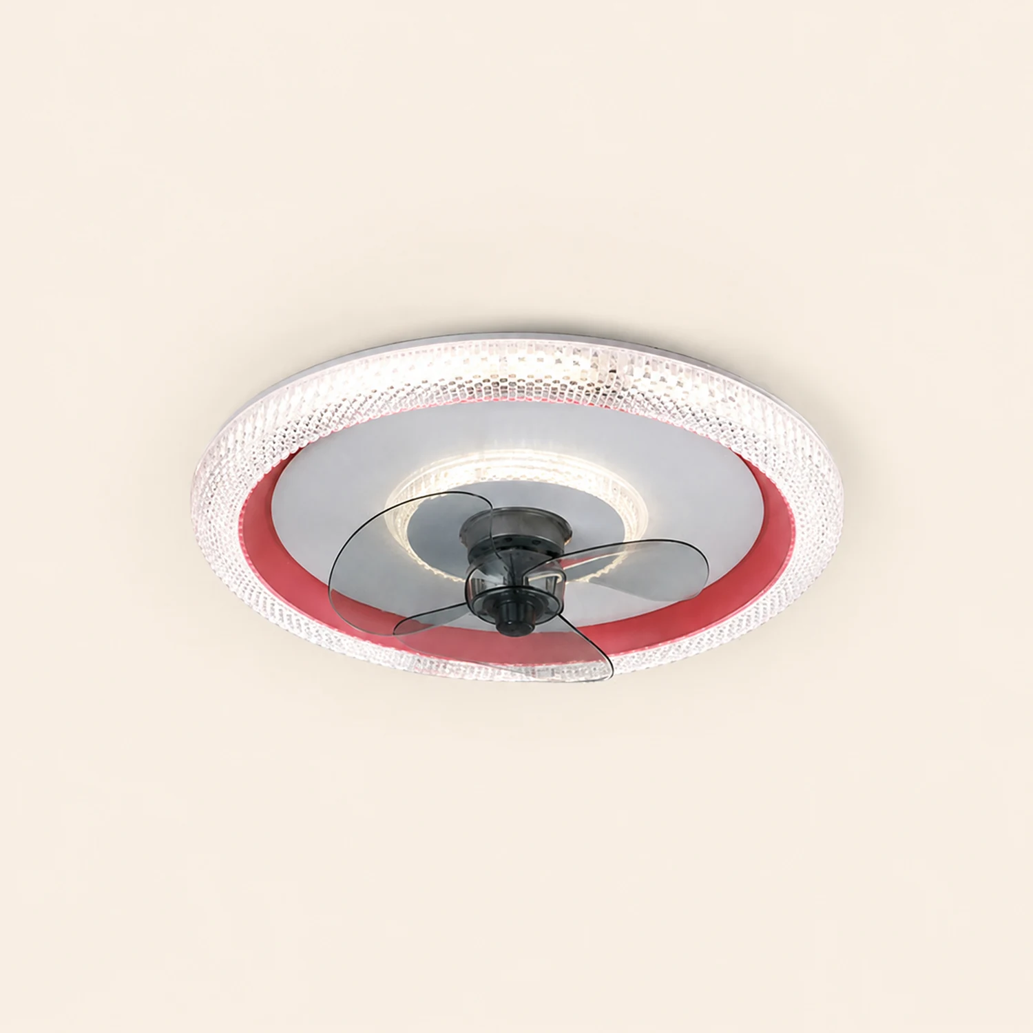 Kirsten 3-Blade Ceiling Fan with Light, 3 Color, DIA 20 " - Lumpaz
