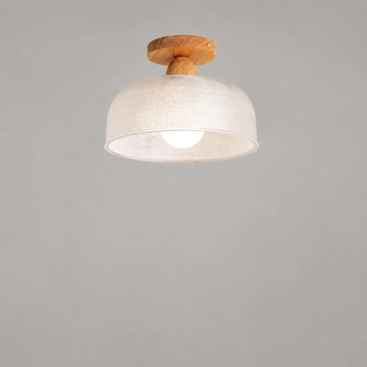 Sanna Nordic Minimalist Semi-Flush Mount Ceiling Light - Lumpaz