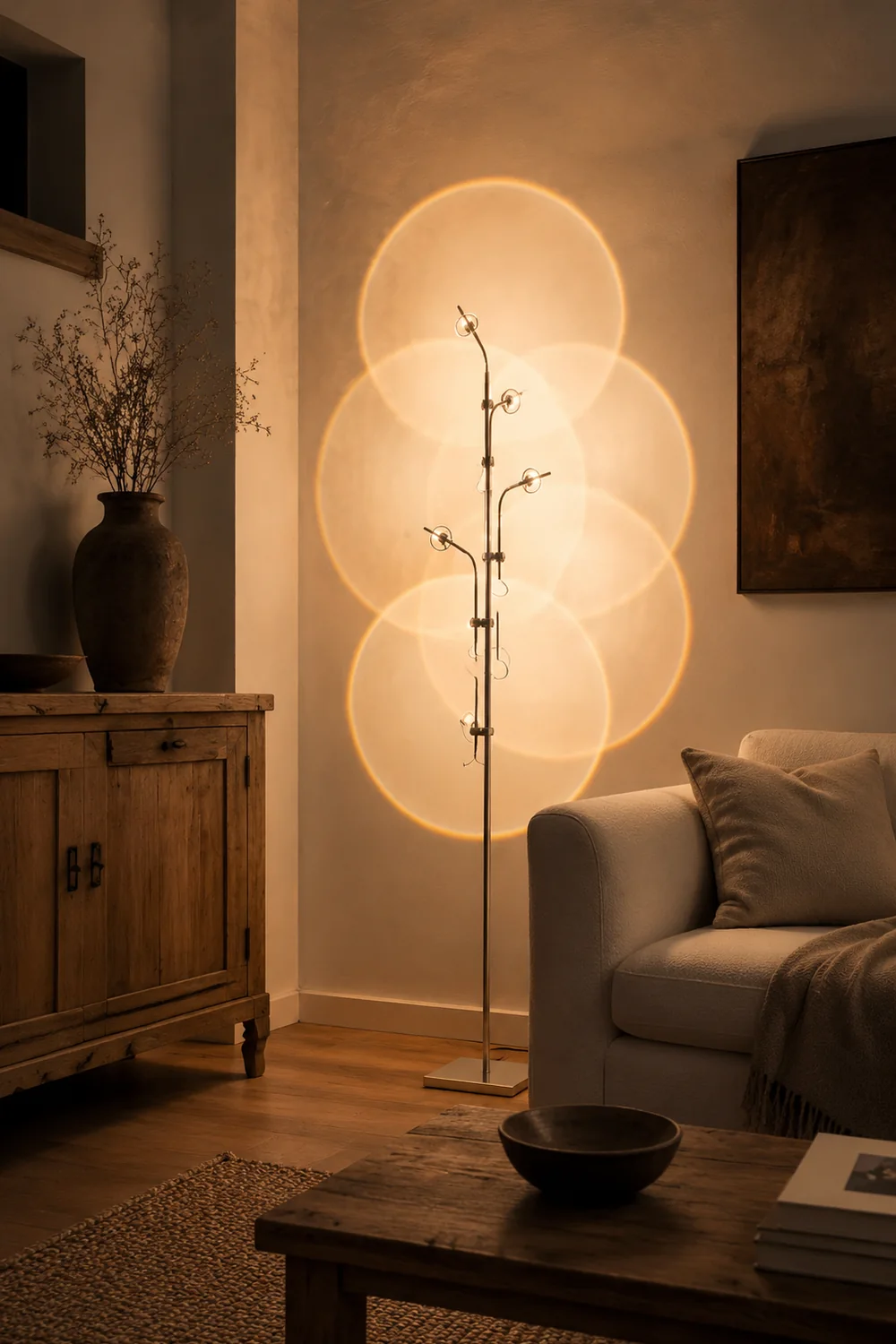 Salgado Modern Floor Lamp Sunset Projector Living Room - Lumpaz