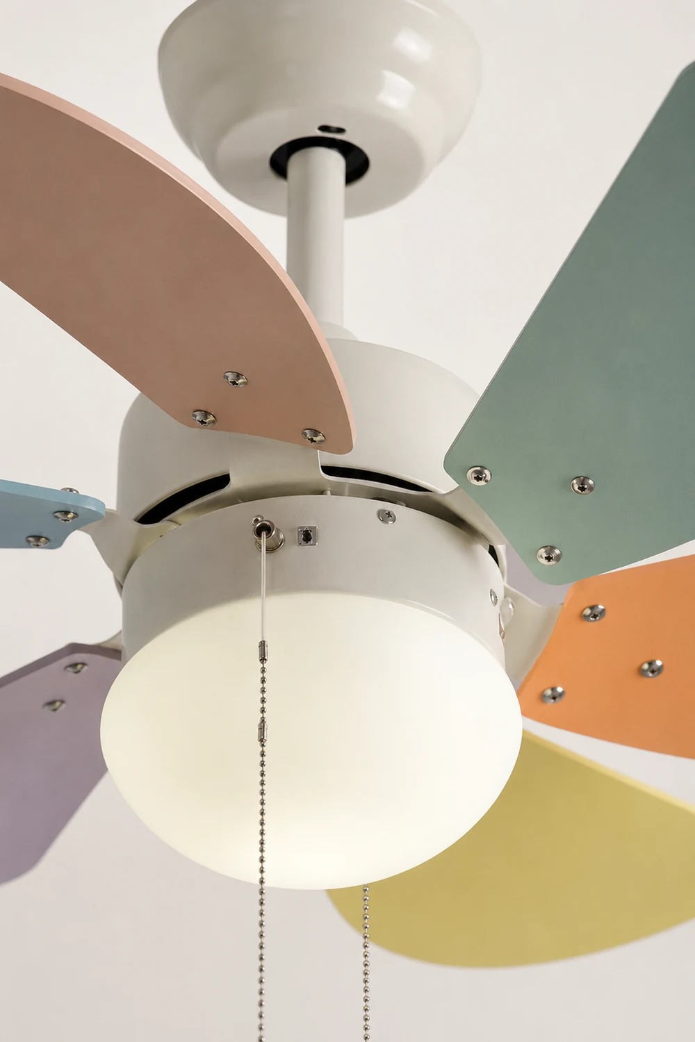 Morandi Colorful 5-Blade Ceiling Fan Light, DIA42.13'' - Lumpaz