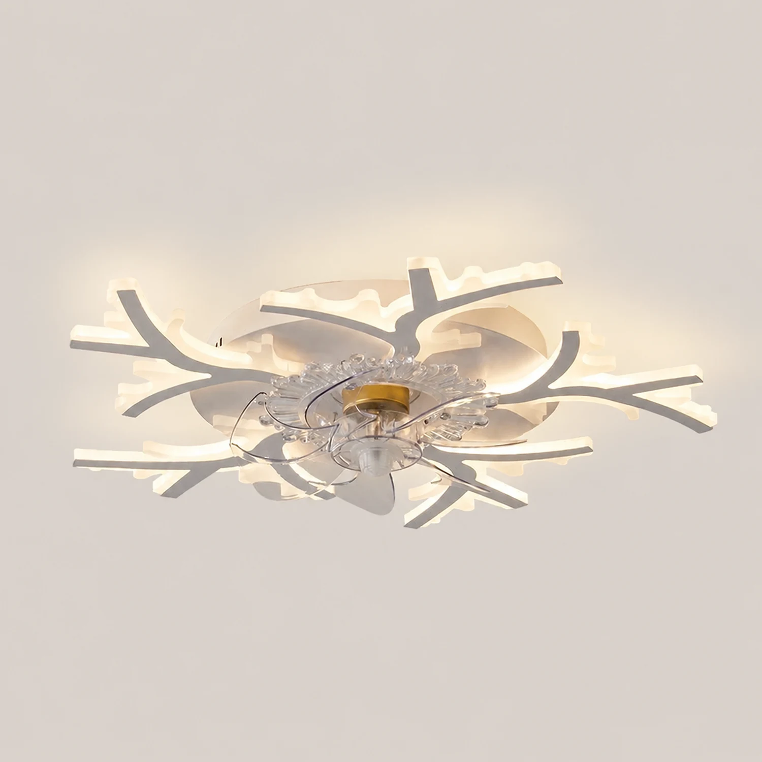 Hana Ceiling Fan with Light, 8 Style - Lumpaz