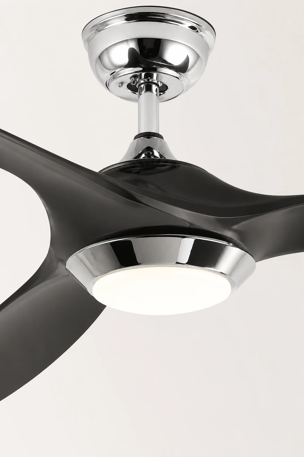 Garner 3-Blade Black & Yellow Ceiling Fan with Light, DIA 52'' - Lumpaz