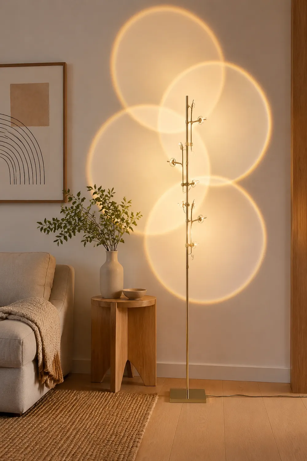 Salgado Modern Floor Lamp Sunset Projector Living Room - Lumpaz
