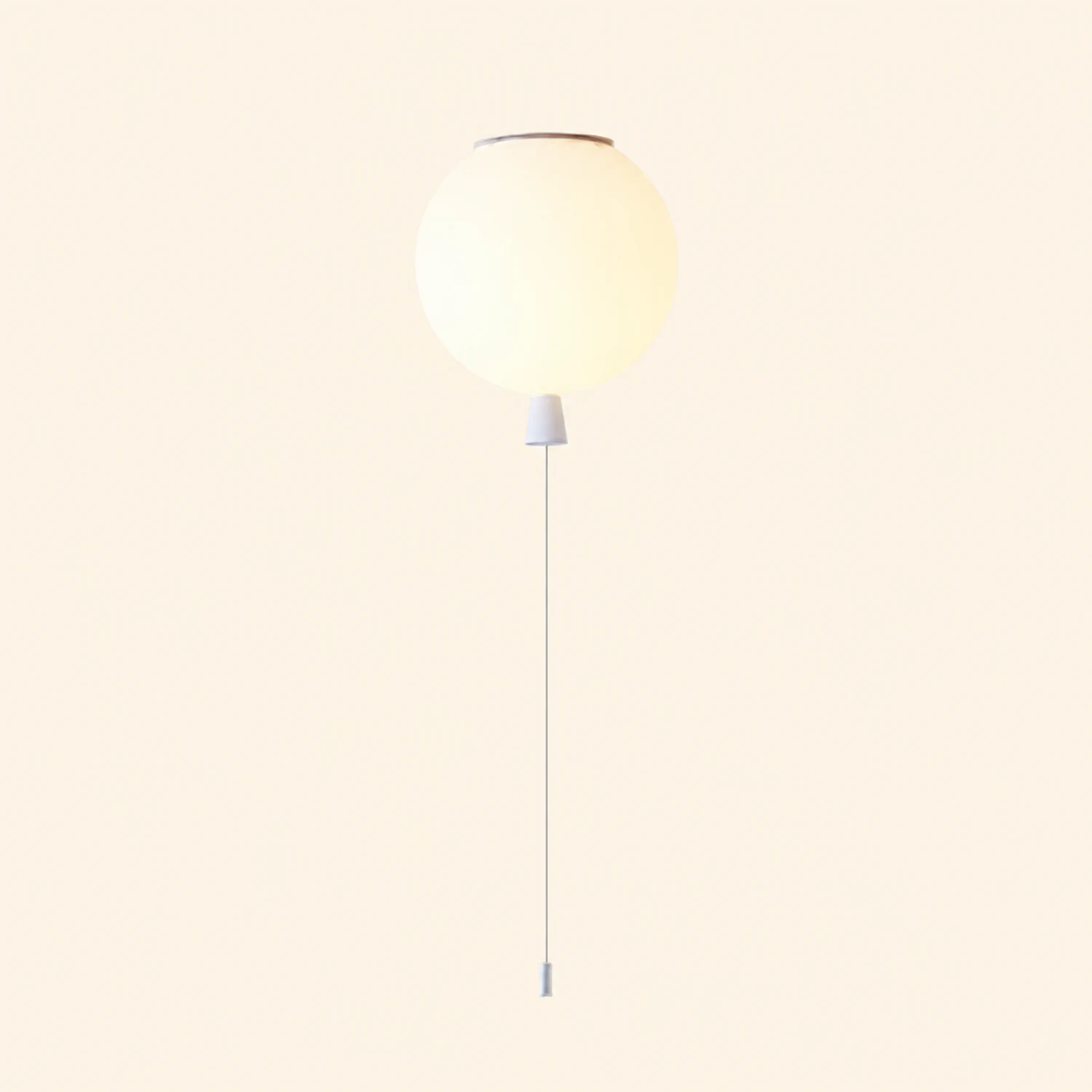 Fateh Frosted Balloon Flush Mount Ceiling Light for Children's Room - Lumpaz