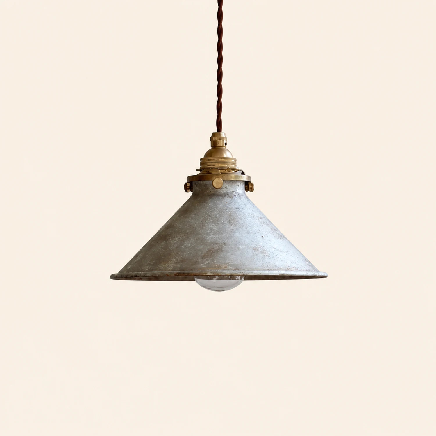 Alessio Vintage LED Rustic Pendant Light Metal Blue Kitchen Balcony - Lumpaz
