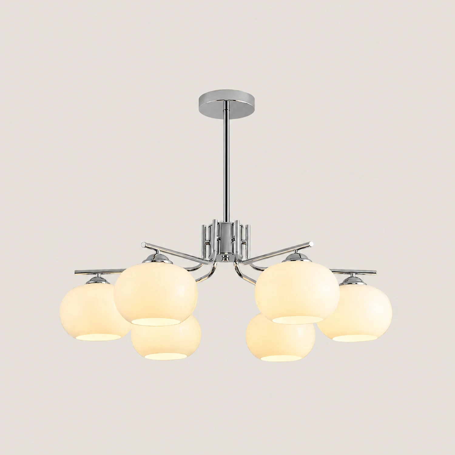 Valentina Pendant Light Semi-Circular Modern, Metal/Glass, Gold/Nickel, Dining Room - Lumpaz