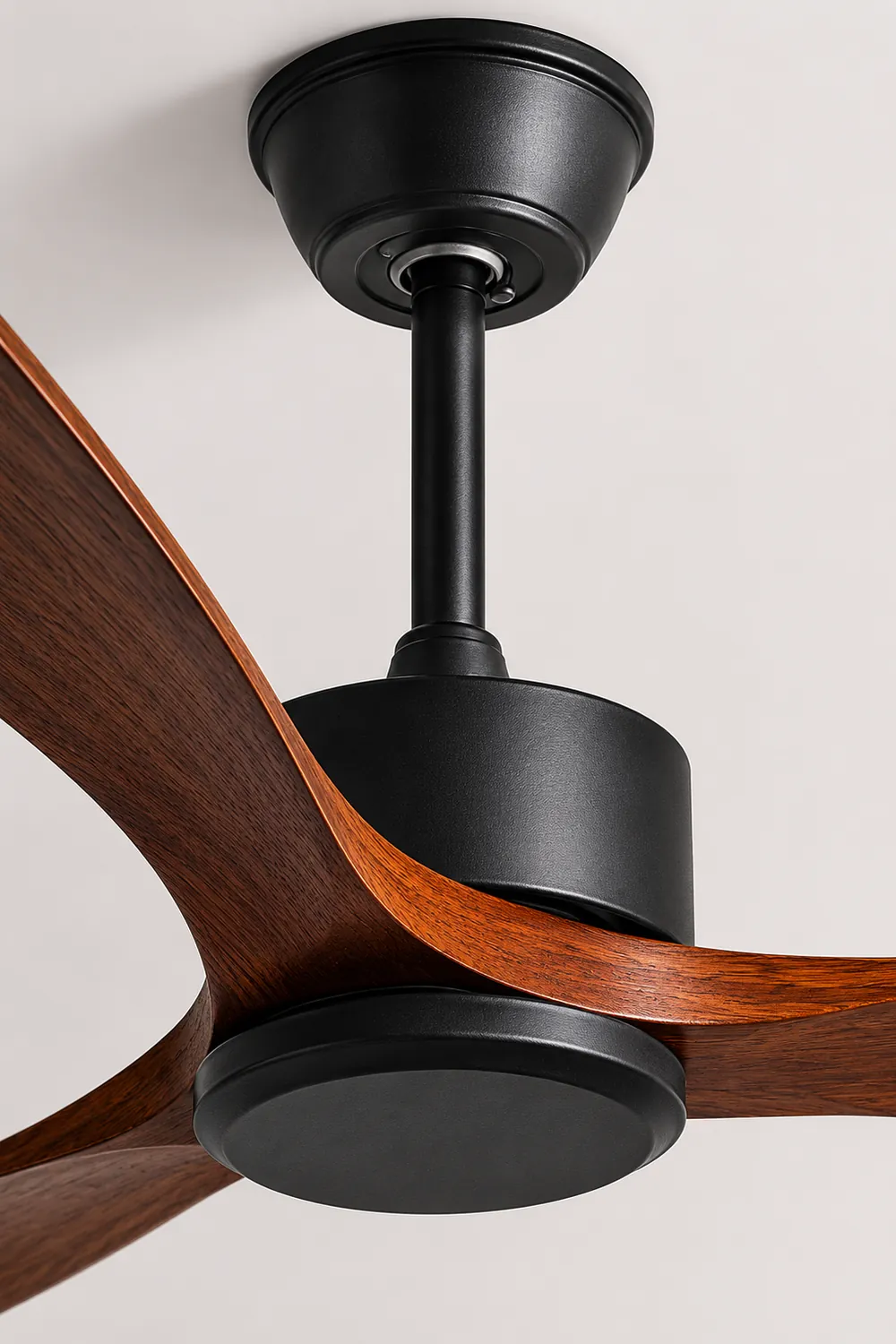 Haydn 3-Blade Black & Red Ceiling Fans, DIA 52'' - Lumpaz