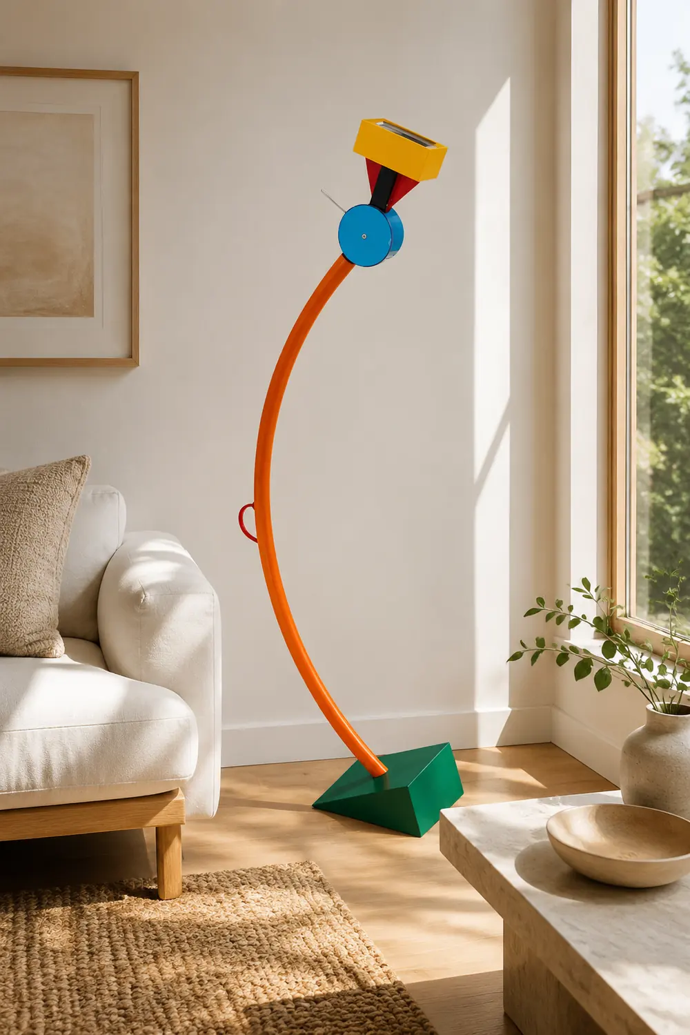 Morandi Colorful Lego Style Floor Lamp, Metal, Living Room - Lumpaz