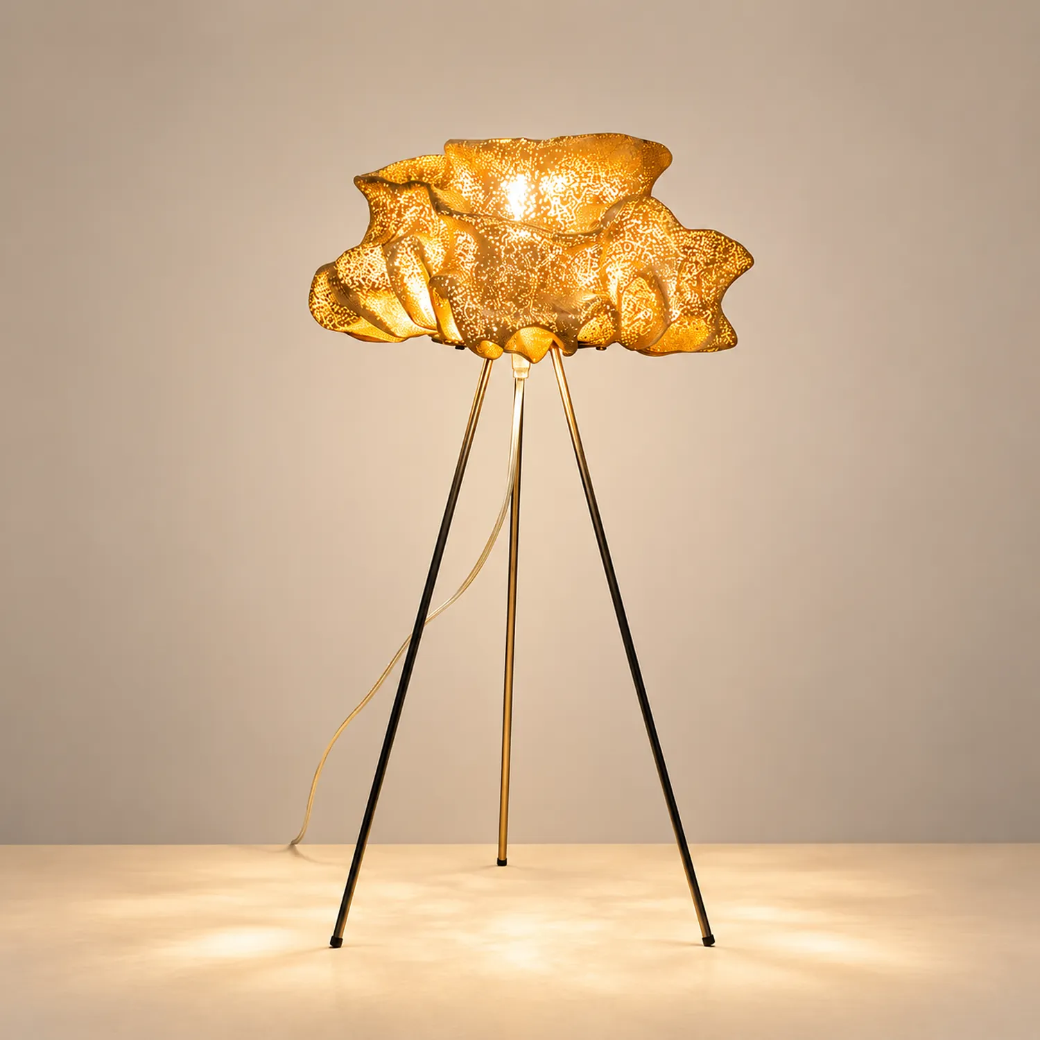 Renée Artistic Cloud Floor Lamp, White, Living Room/Bedroom - Lumpaz