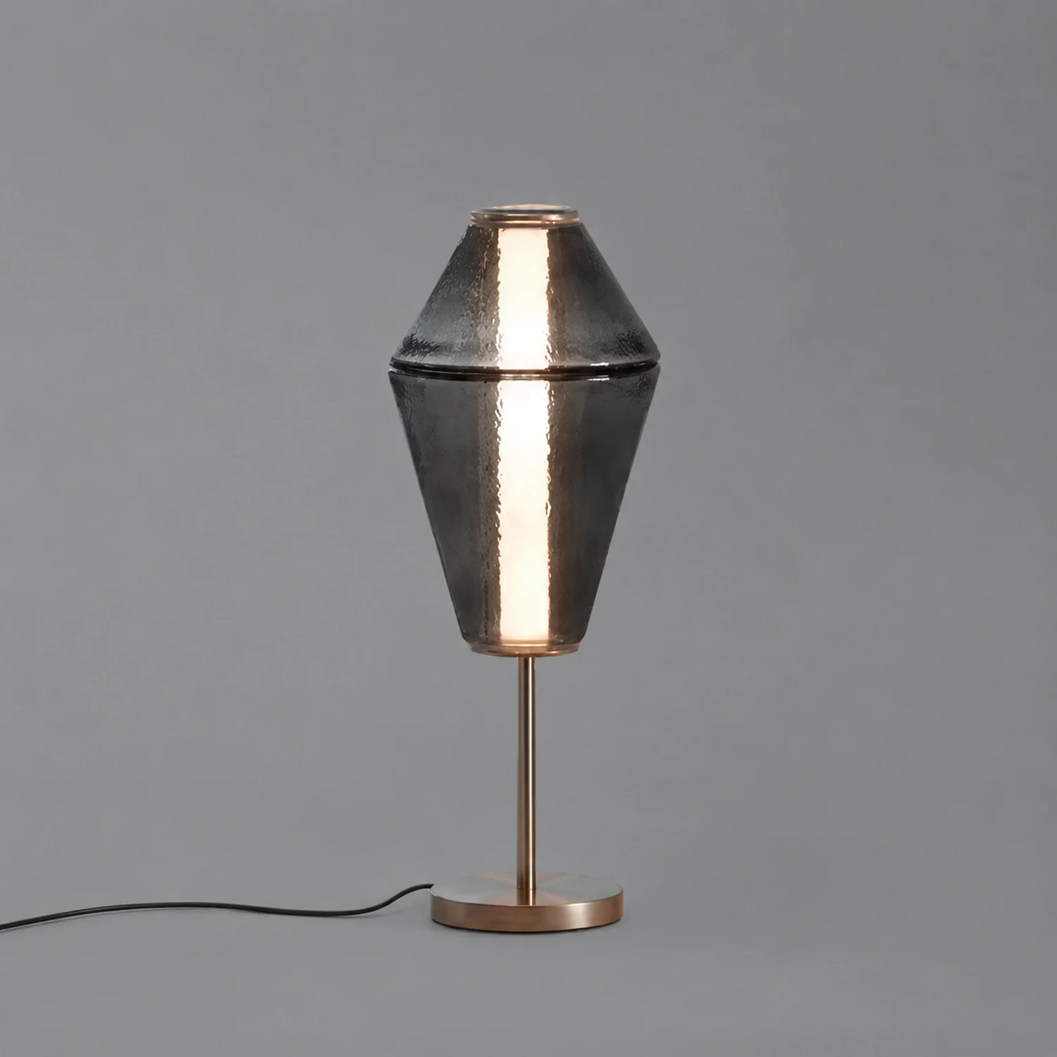 Evette Nordic Modern Black LED Pendant & Floor&Table Lamp, Glass - Lumpaz