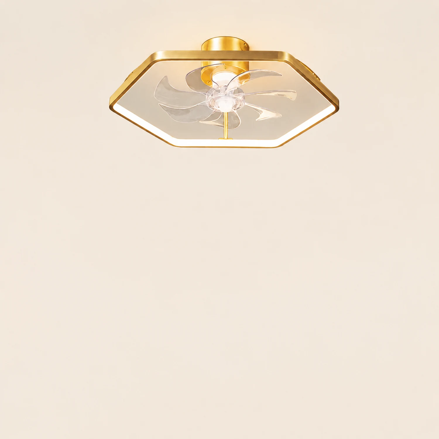 Bella Ceiling Fan with Light, 3 Style, DIA 21" - Lumpaz