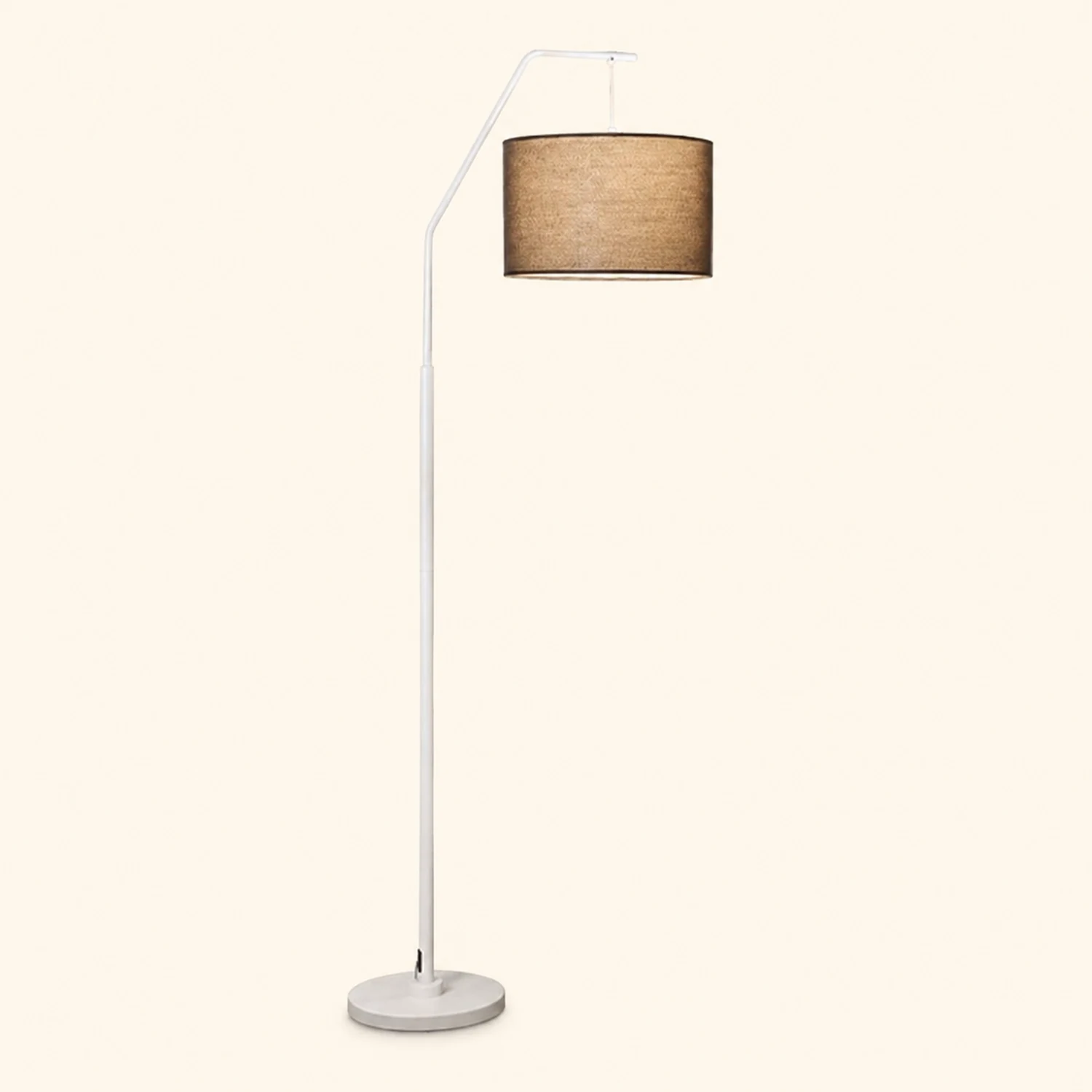 Eryn Cylinder Shape Floor Lamp, Over Arching Floor Lamp, Unique - Lumpaz