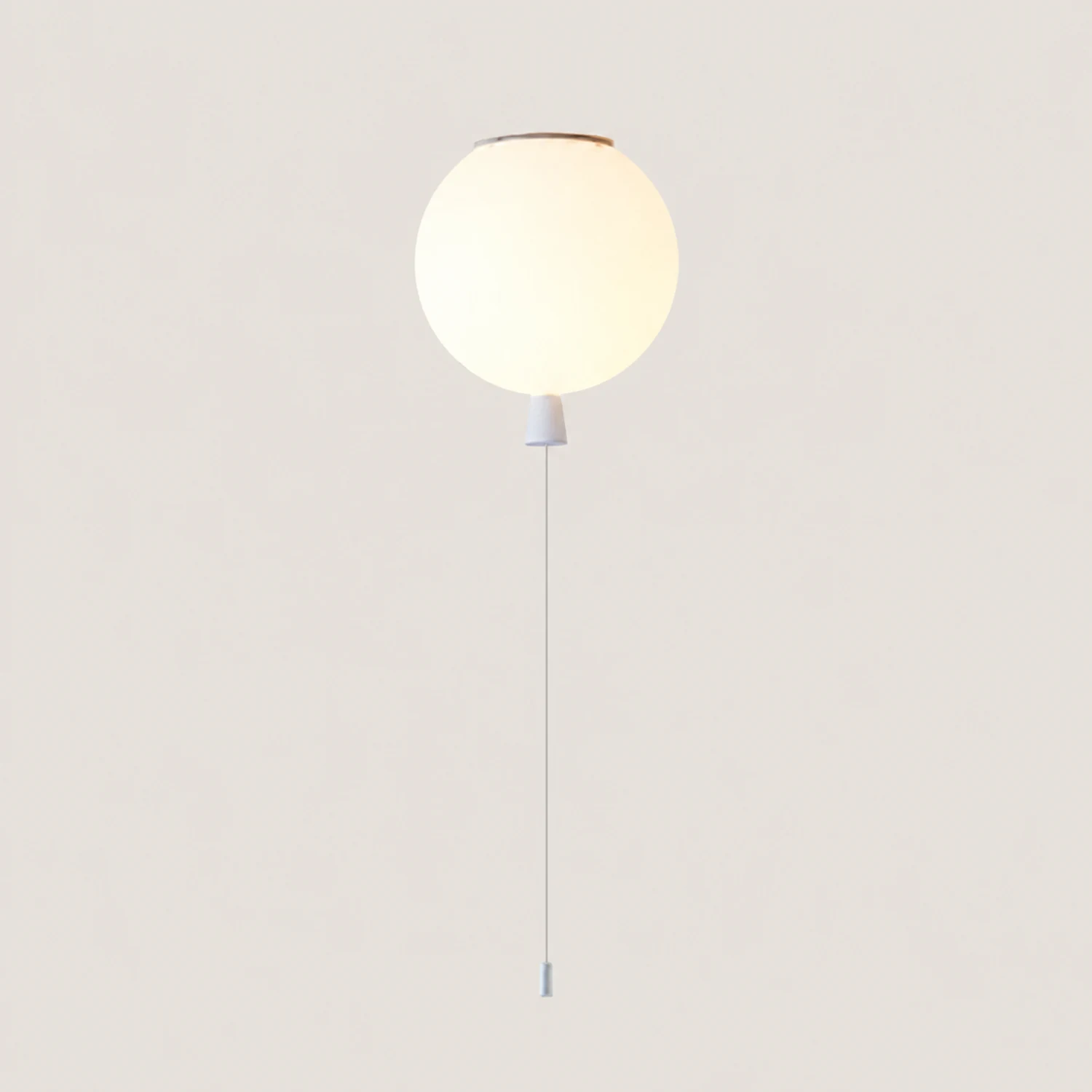 Fateh Frosted Balloon Flush Mount Ceiling Light for Children's Room - Lumpaz