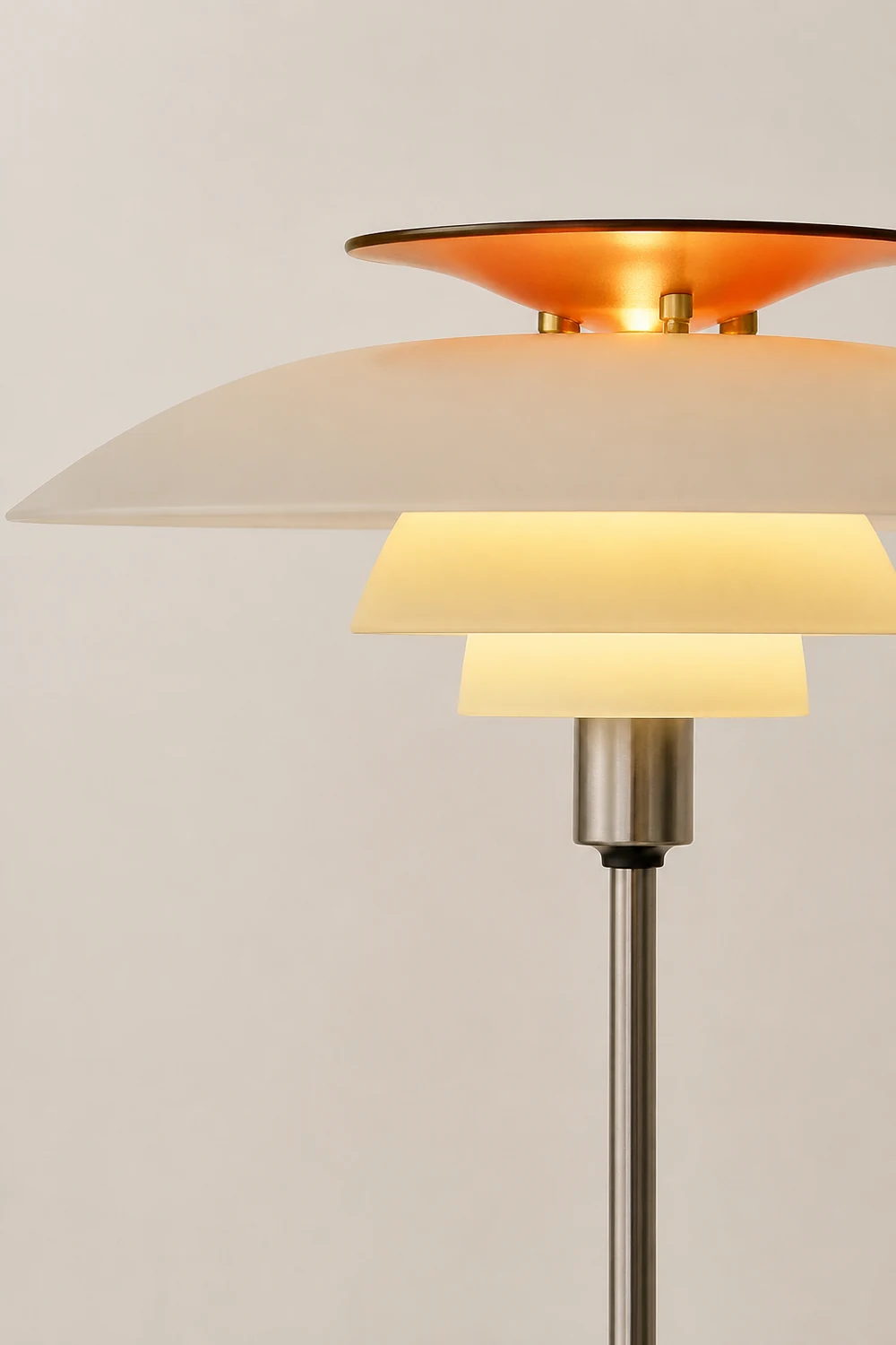 Salgado Modern Flying Saucer Metal Acrylic Floor Lamp - Lumpaz