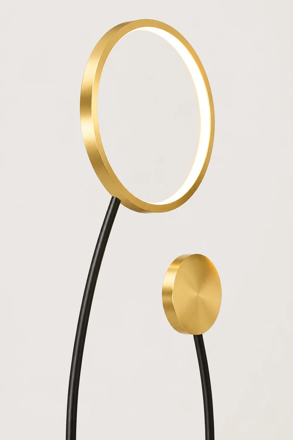 Modern Wave Double Head Metal Acrylic Floor Lamp - Lumpaz