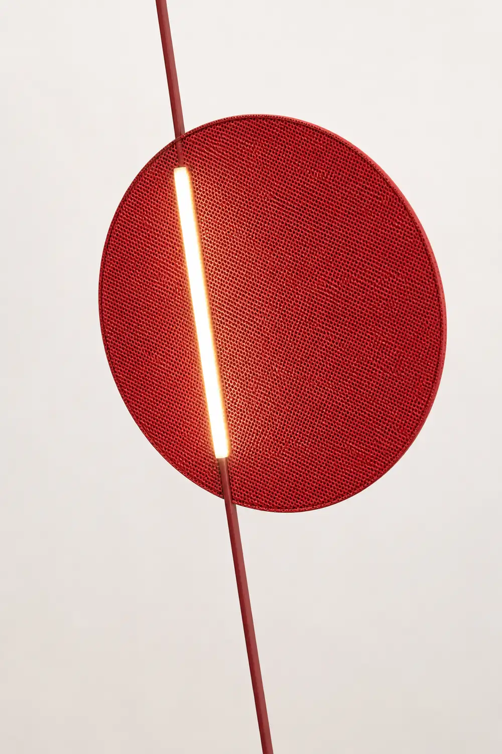 Elif Floor Lamp Blood Moon Postmodern, Metal, Red, Bedroom - Lumpaz