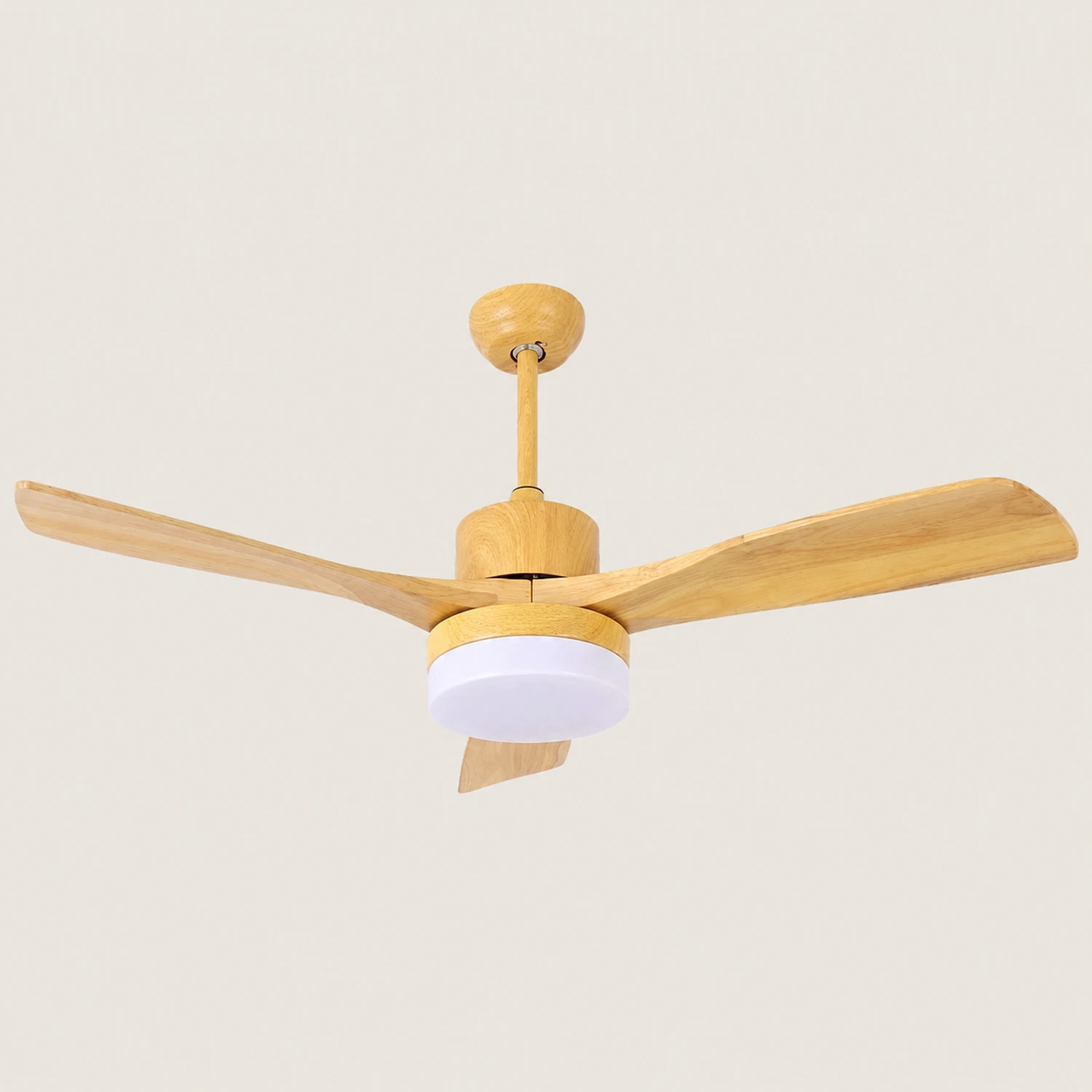 Ozawa 3-Blade Ceiling Fan with Light, Wooden, 2 Color, 43'' - Lumpaz