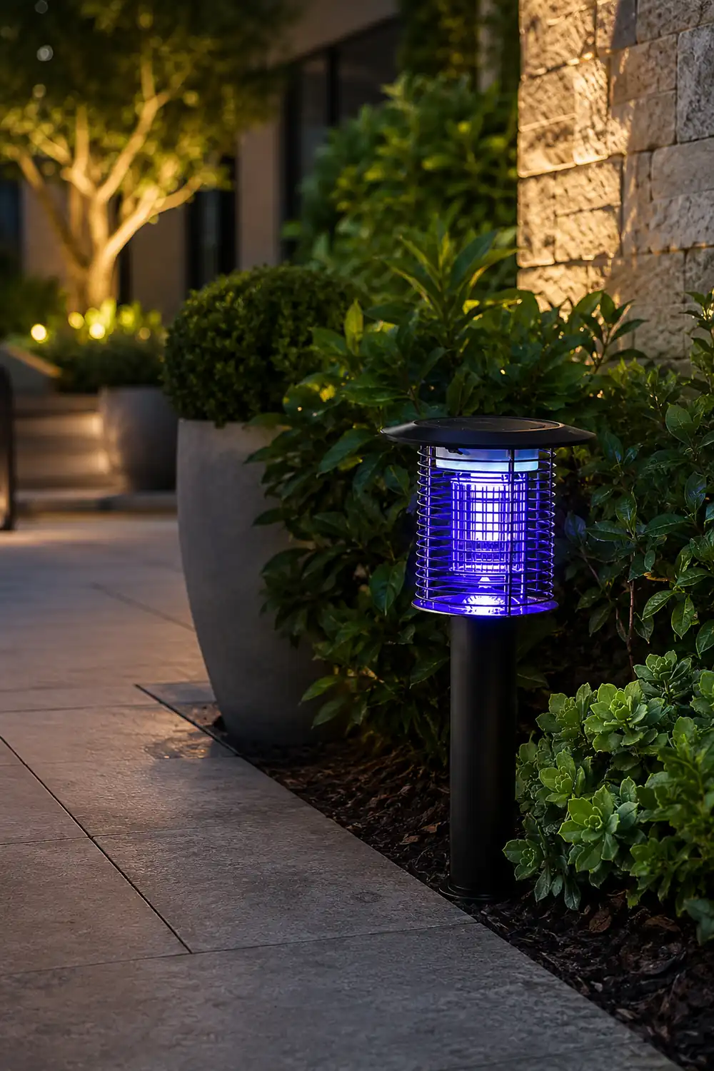 Waterproof USB Solar Bug Zapper Mosquito Killer Lamp Garden Lights - Lumpaz