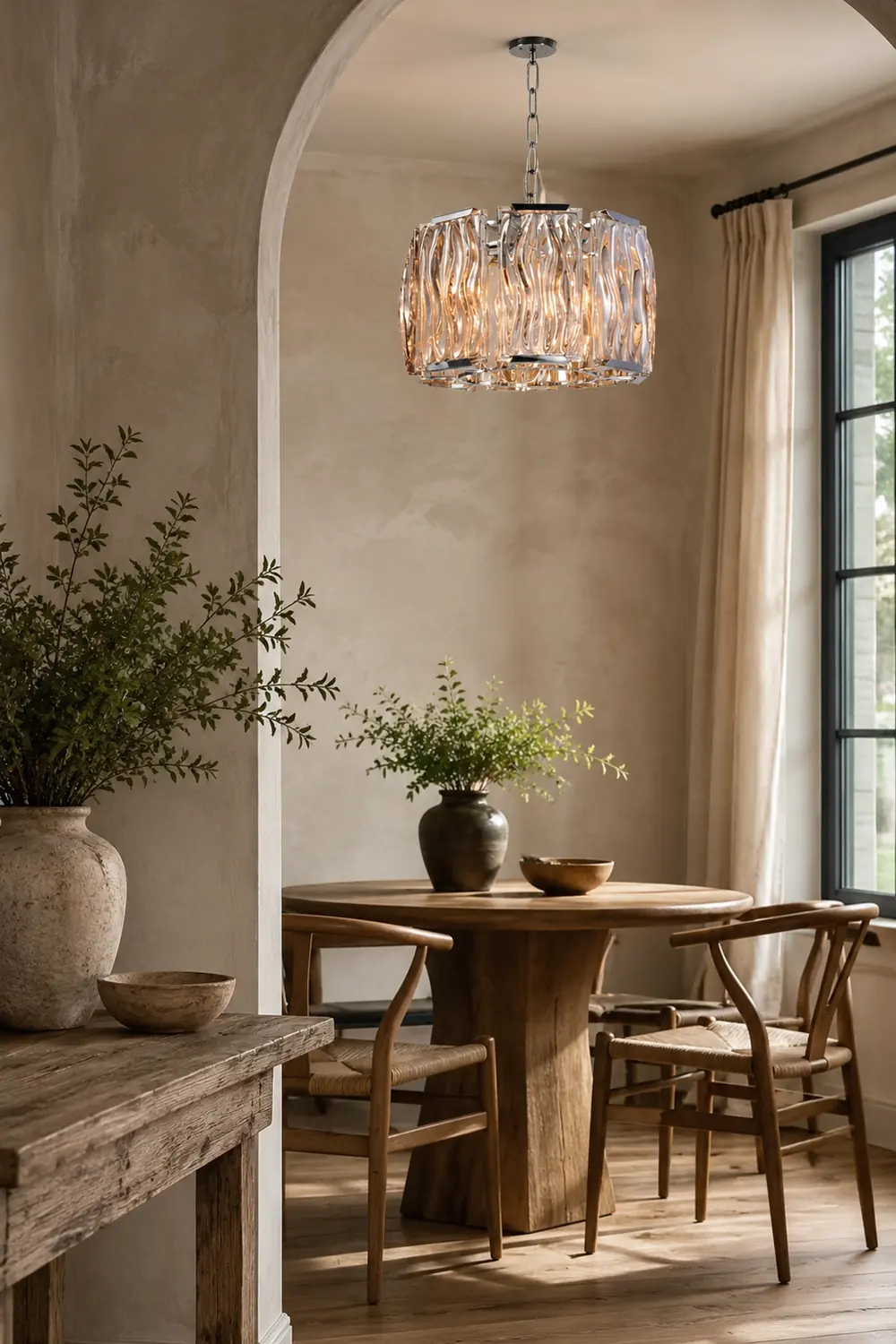 Marilyn Modern Crystal Chandelier, Clear/Champagne - Lumpaz