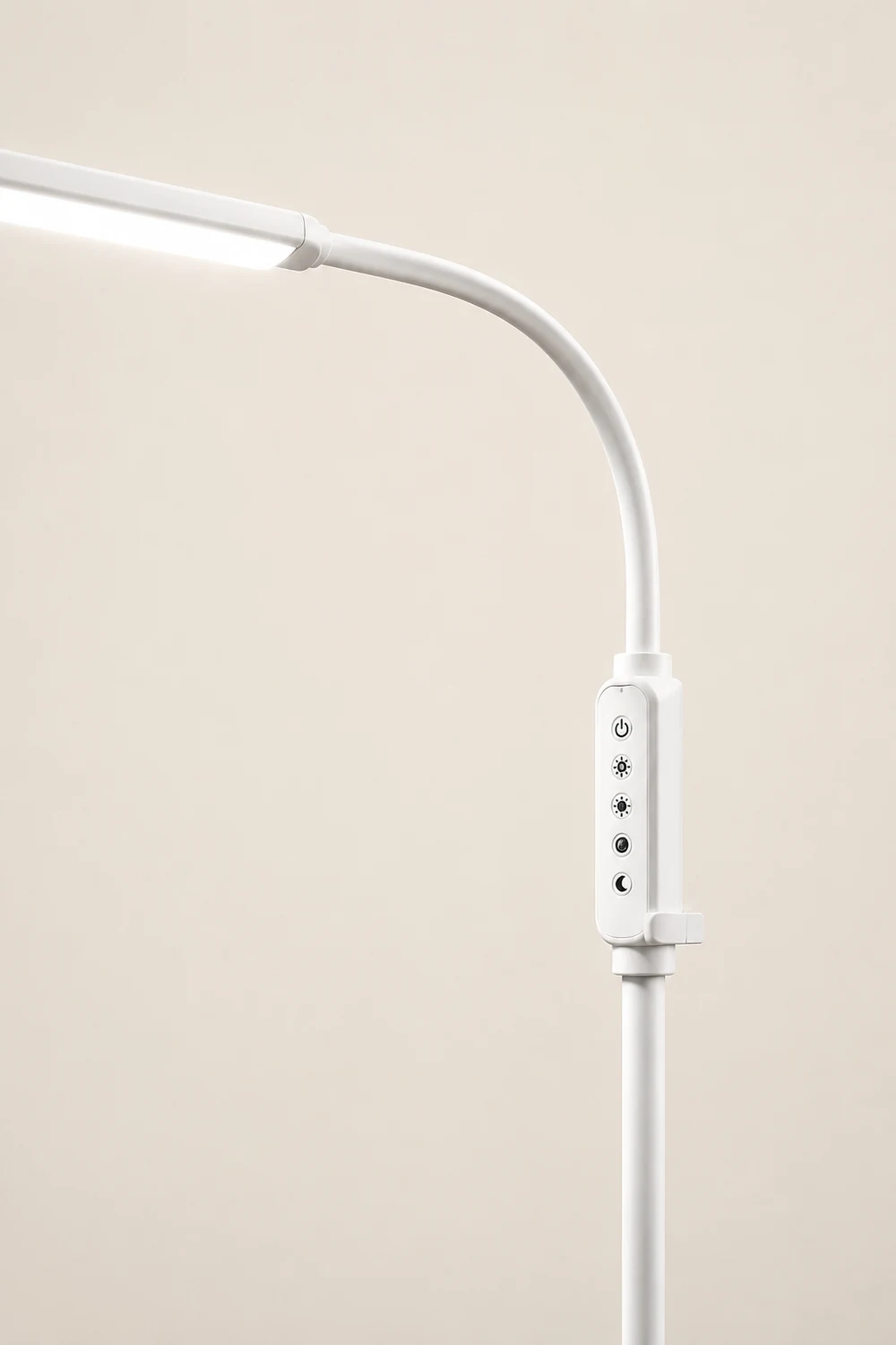 Eryn Floor Lamp Bendable/Adjustable Modern, Metal, Black, Reading - Lumpaz