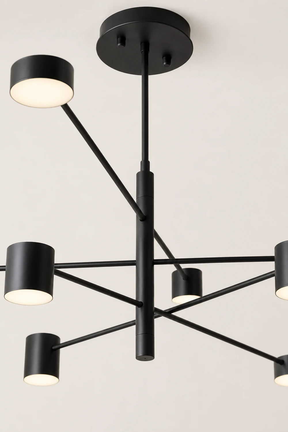 Weiss Pendant Light Branch Industrial, Metal, Black/Gold, Bedroom - Lumpaz