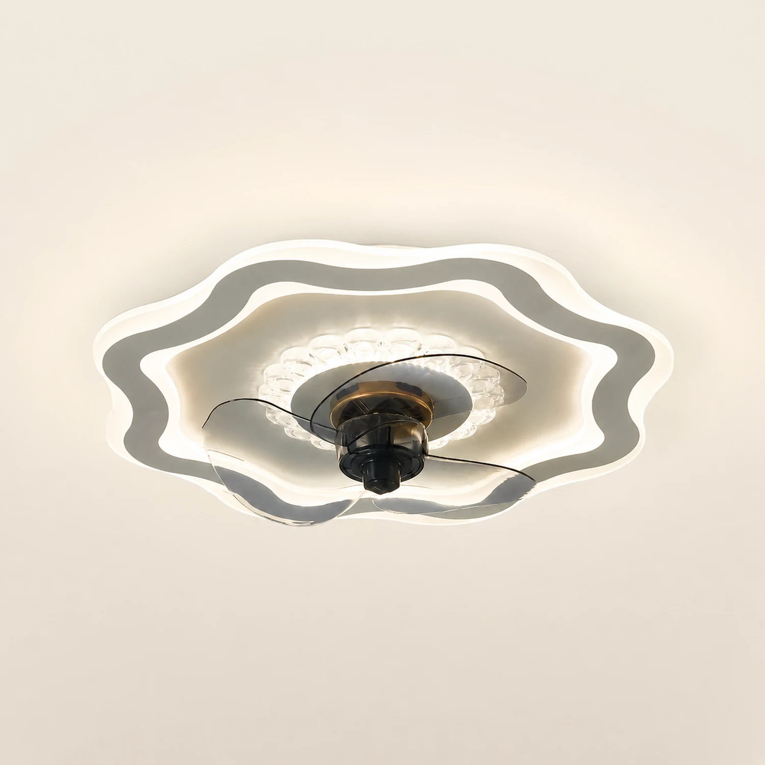 Minori Ceiling Fan with Light, 5 Style, DIA 16"/19" - Lumpaz