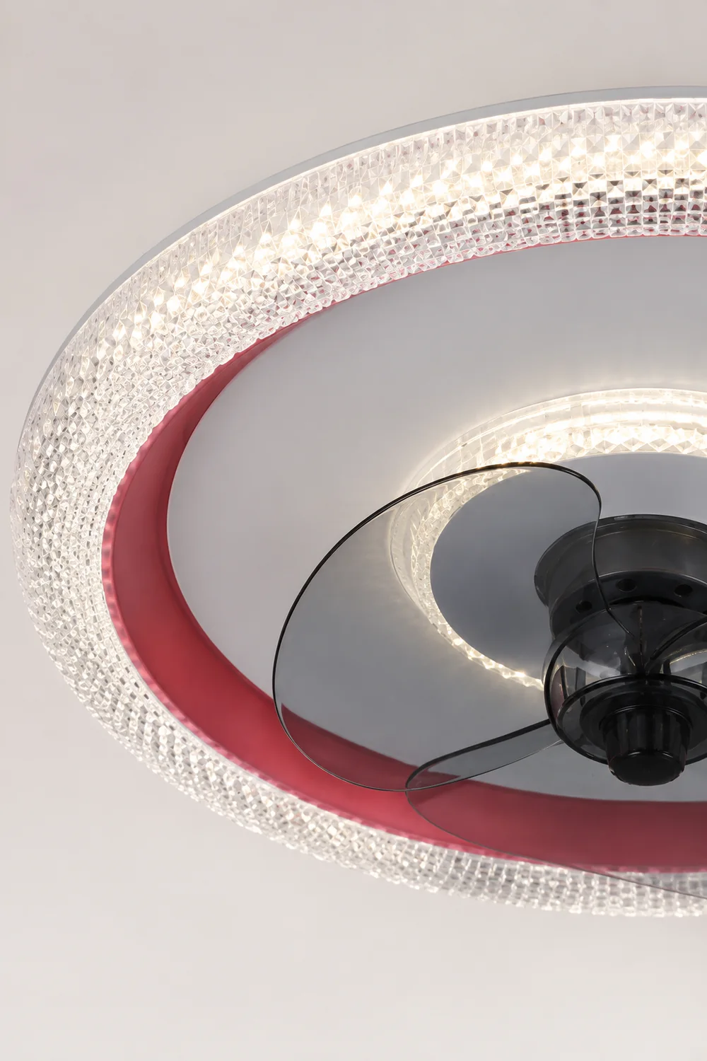 Kirsten 3-Blade Ceiling Fan with Light, 3 Color, DIA 20 " - Lumpaz