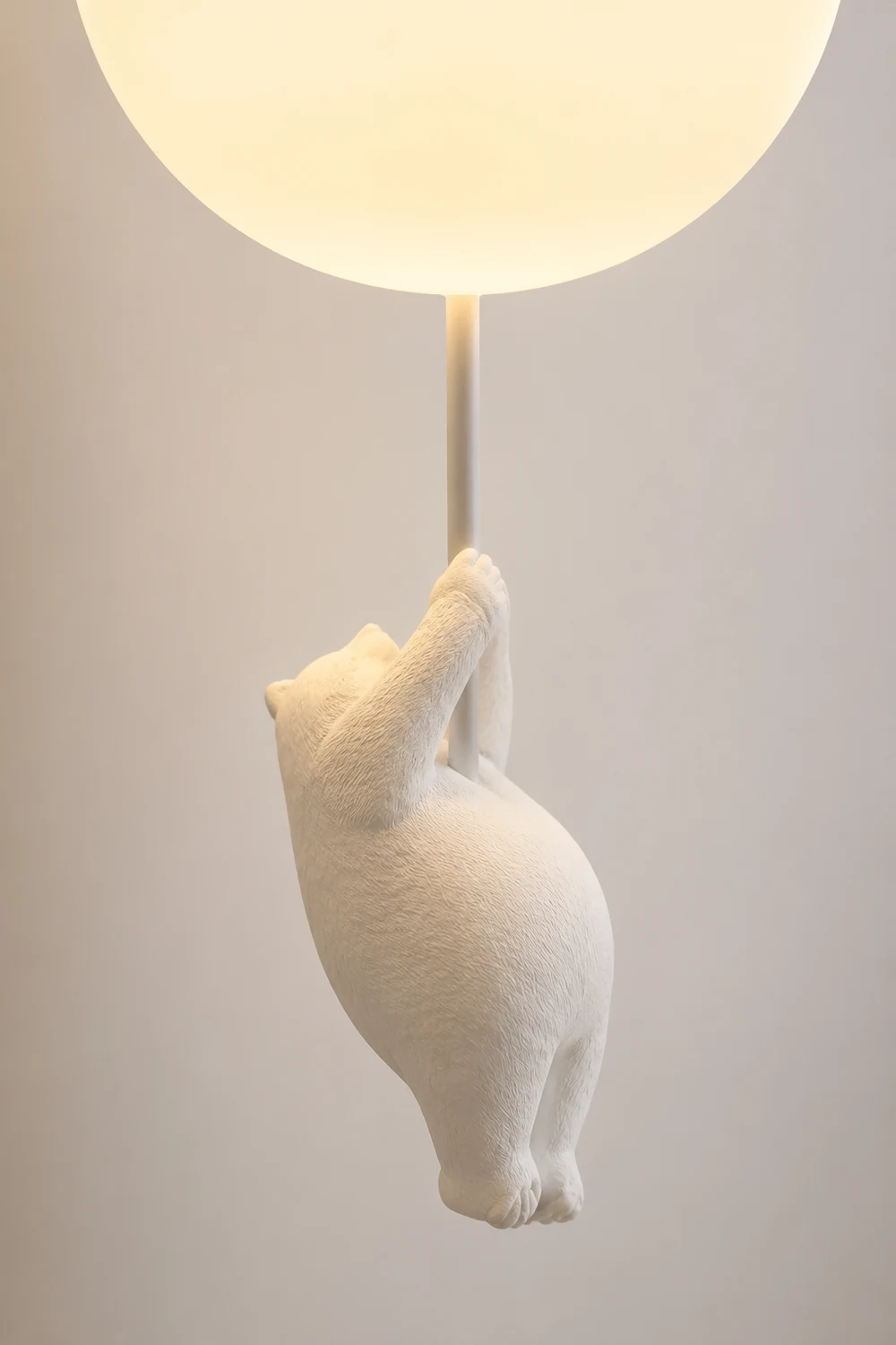 Fateh Bear Balloon LED Flush Mount Ceiling Light 3 Style White - Lumpaz