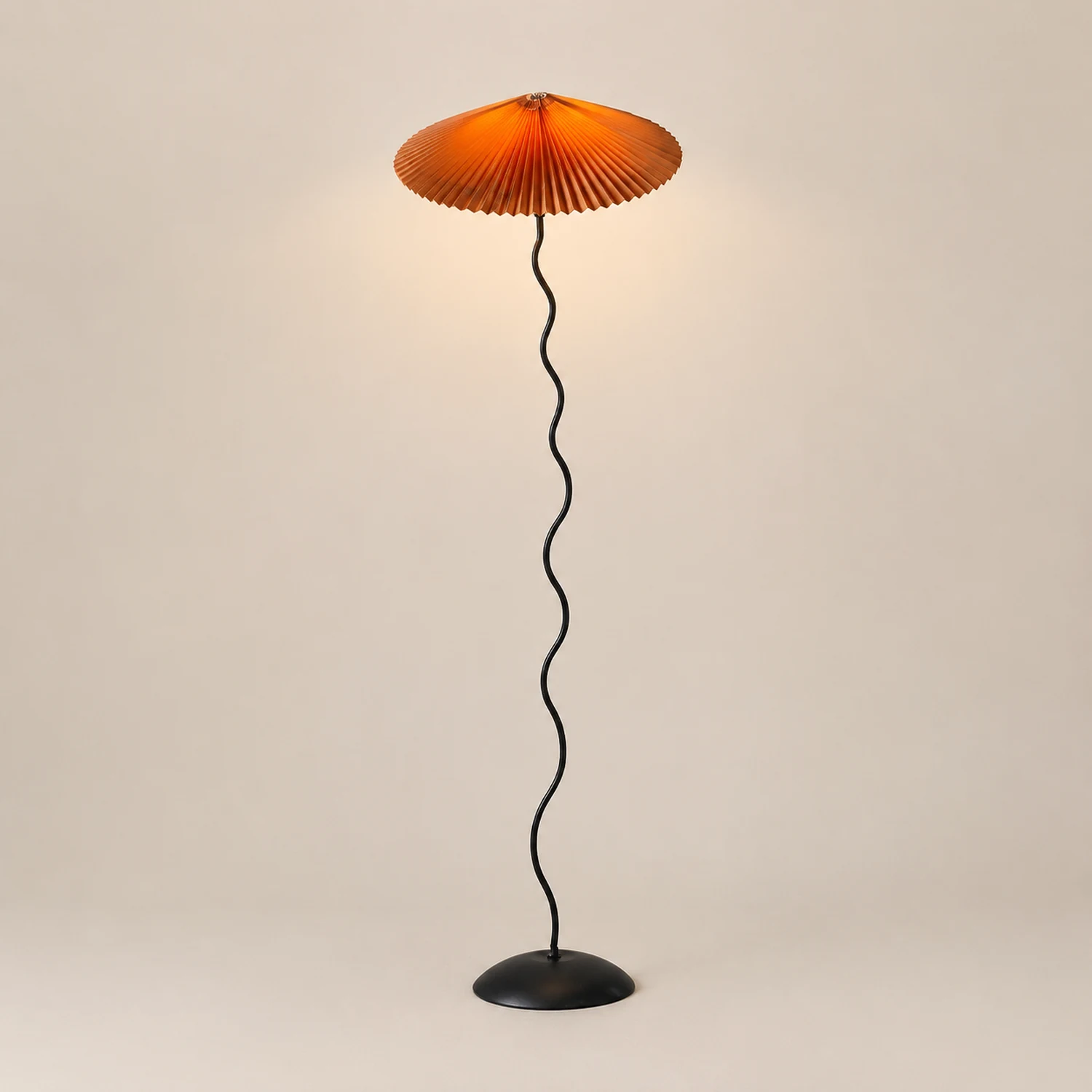 Renée Modern LED Mushroom Floor Lamp Metal Bedroom/Living Room - Lumpaz