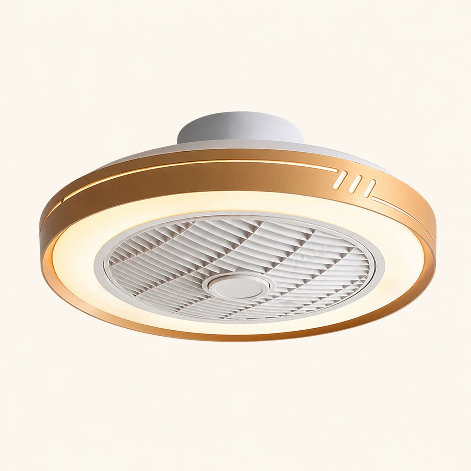 Kirsten 5-Blade Ceiling Fan with Light, 5 Color, DIA 20" - Lumpaz