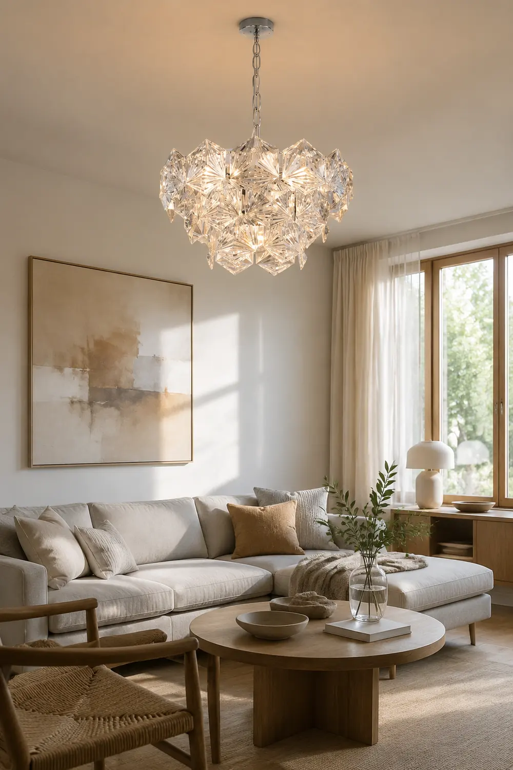 Marilyn Luxury Crystal Pendant Light for Living Room - Lumpaz