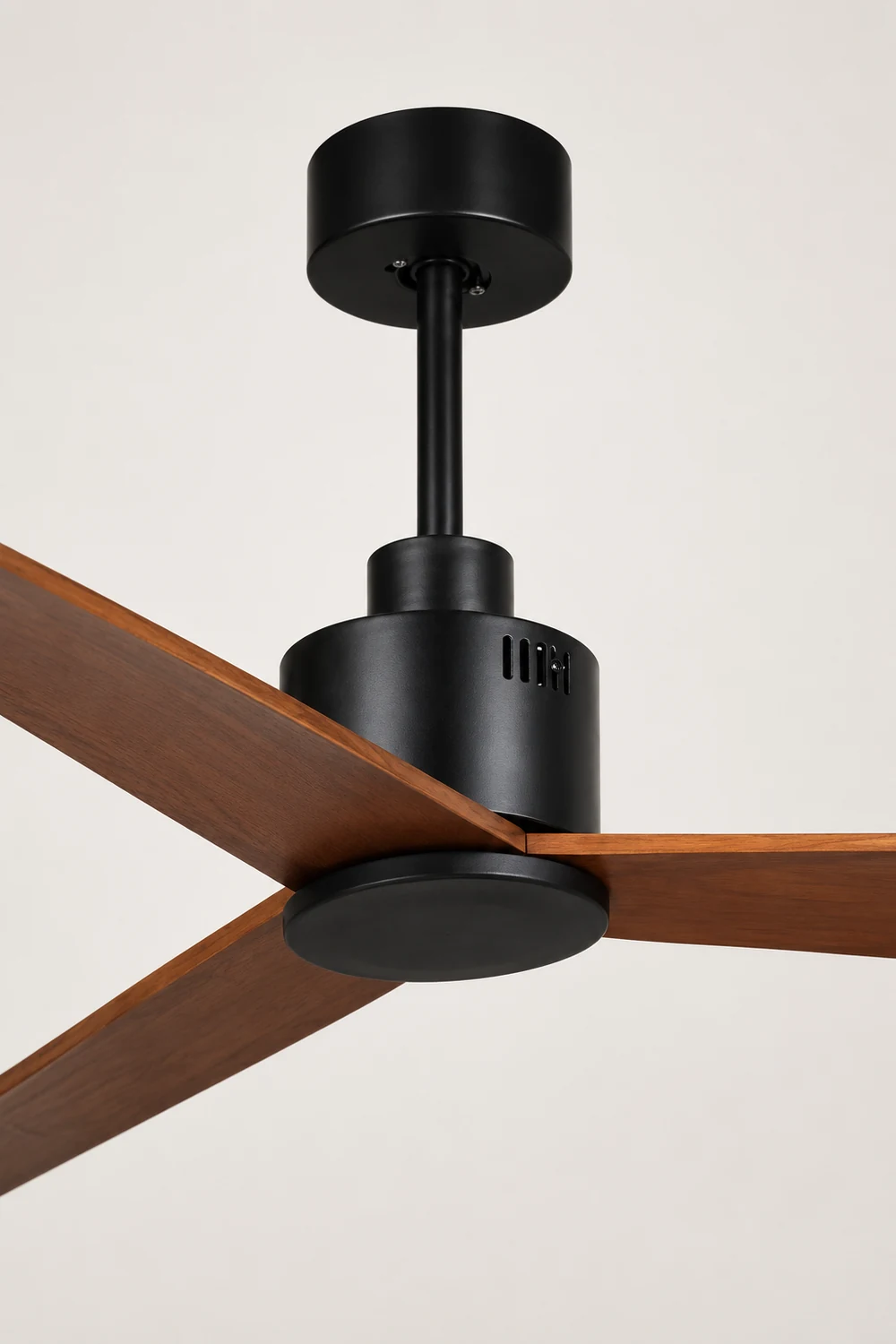 Haydn 3-Blade Modern Black DC Ceiling Fan, Summer, 52'' - Lumpaz