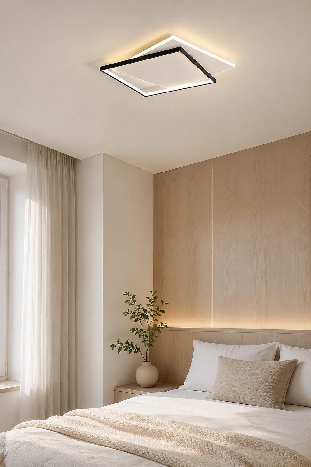 Quinn Modern Duo-Square Flush Mount Ceiling Light - Lumpaz