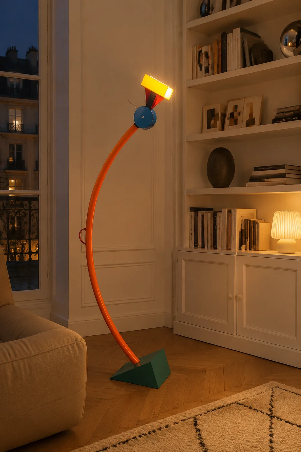Morandi Colorful Lego Style Floor Lamp, Metal, Living Room - Lumpaz