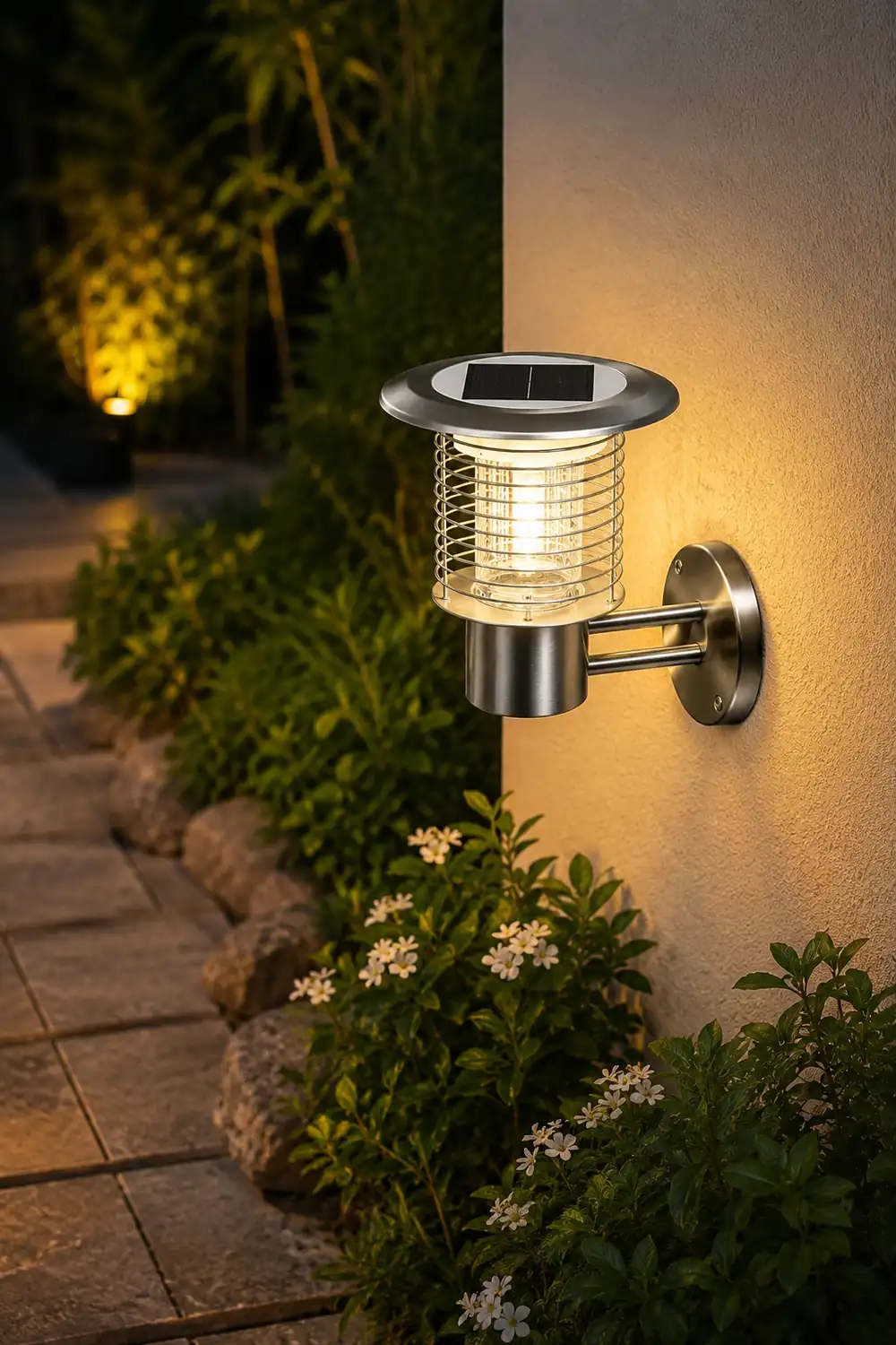 Waterproof USB Solar Bug Zapper Mosquito Killer Lamp Garden Lights - Lumpaz