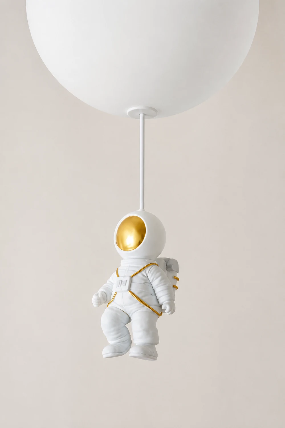 Fateh Astronaut Balloon Flush Mount Ceiling Light 8 Color Bedroom - Lumpaz
