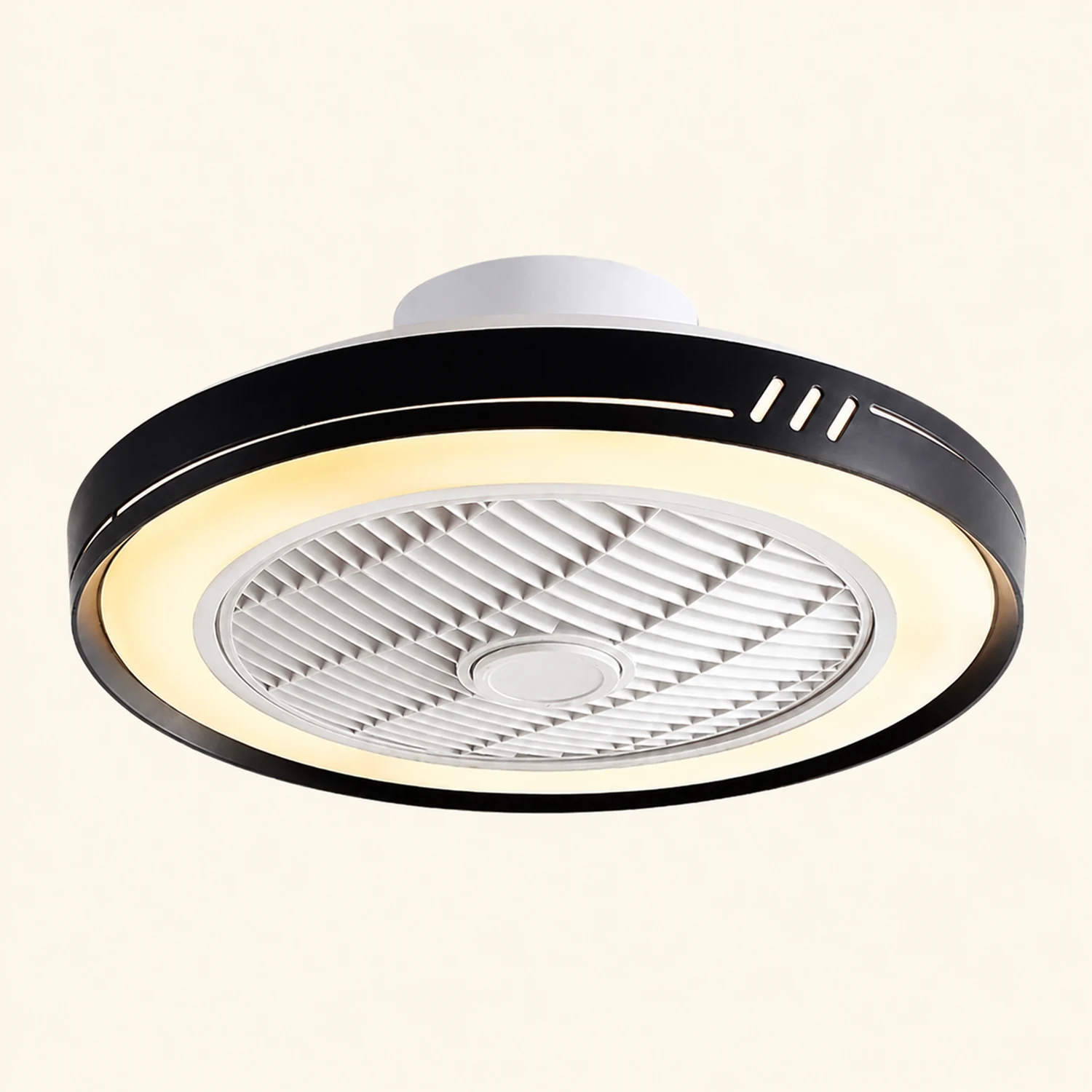 Kirsten 5-Blade Ceiling Fan with Light, 5 Color, DIA 20" - Lumpaz