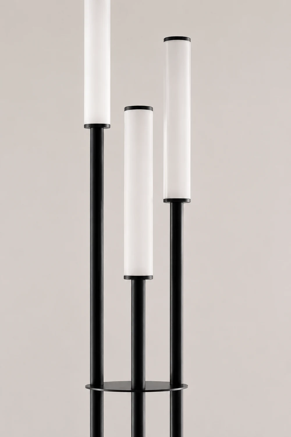 Eryn Modern 3 head Black Metal Arcylic Floor Lamp - Lumpaz